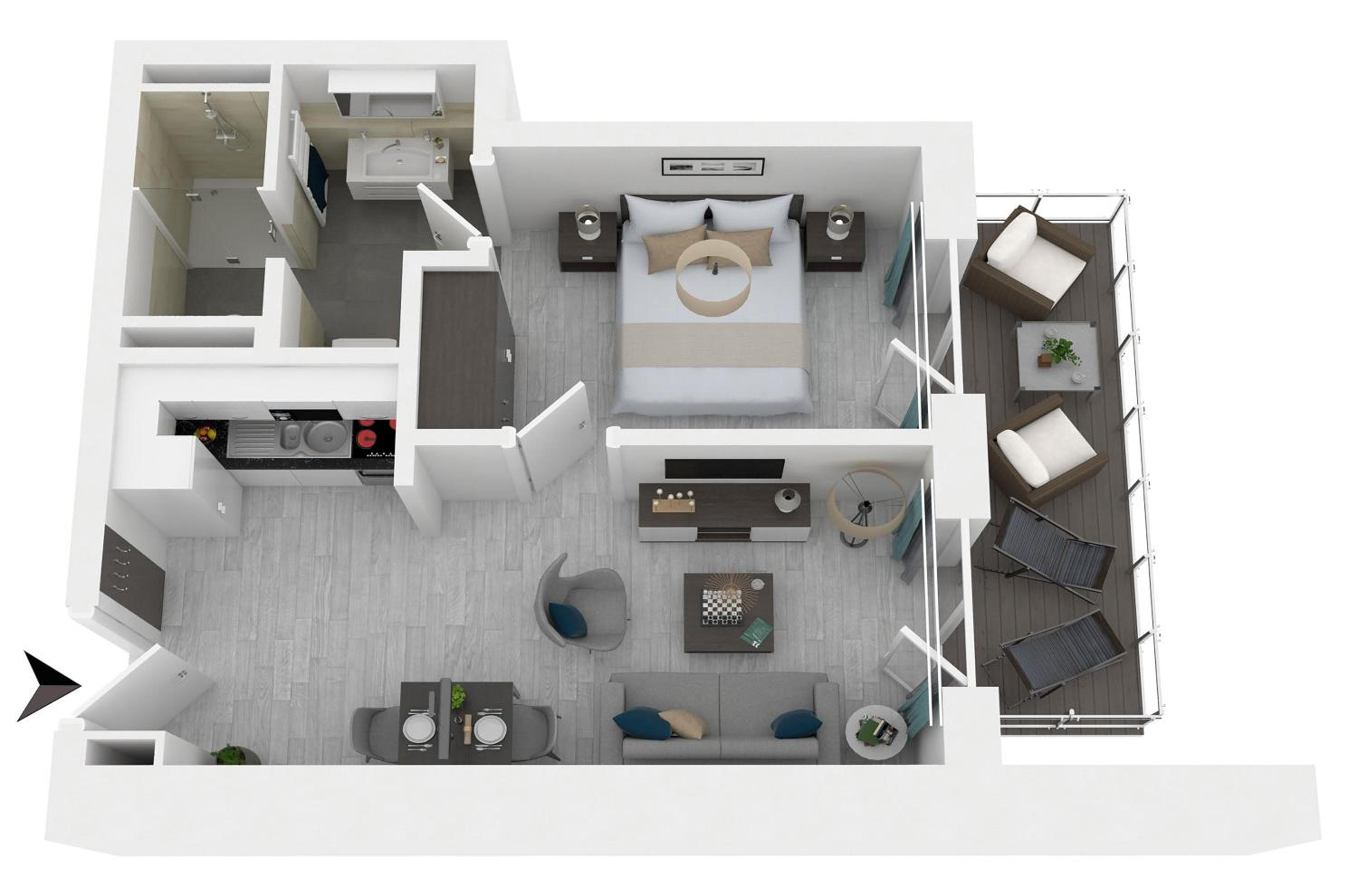 hotel room
