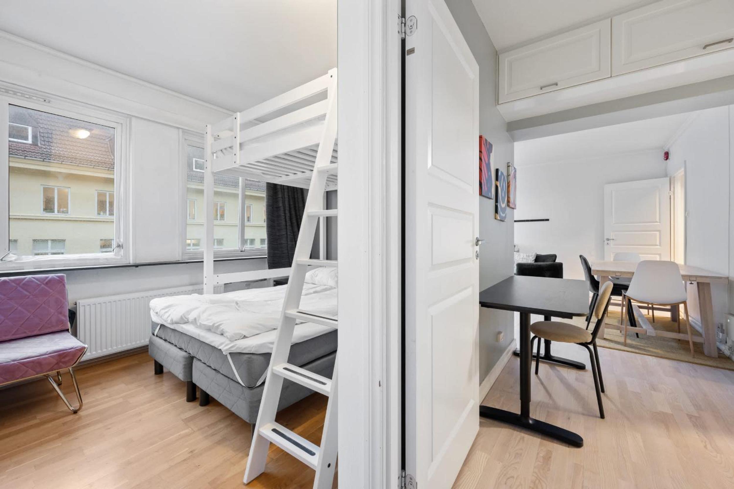 Modern apartment in Bergen city centre view 3