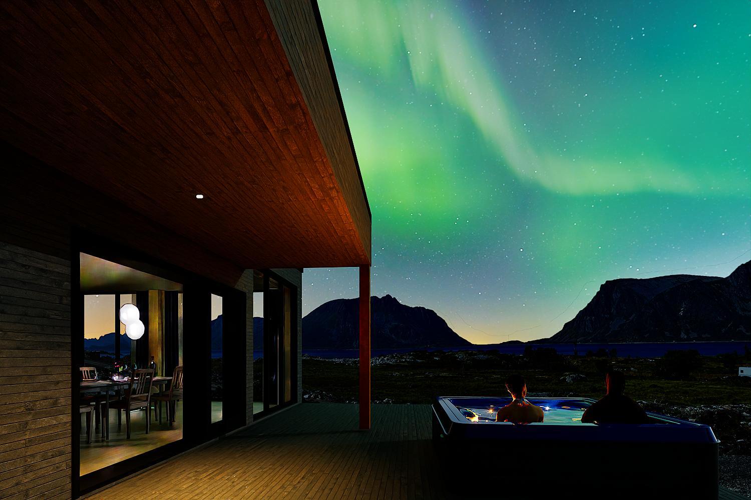 Panoramautsikten Lofoten with Jacuzzi view 4