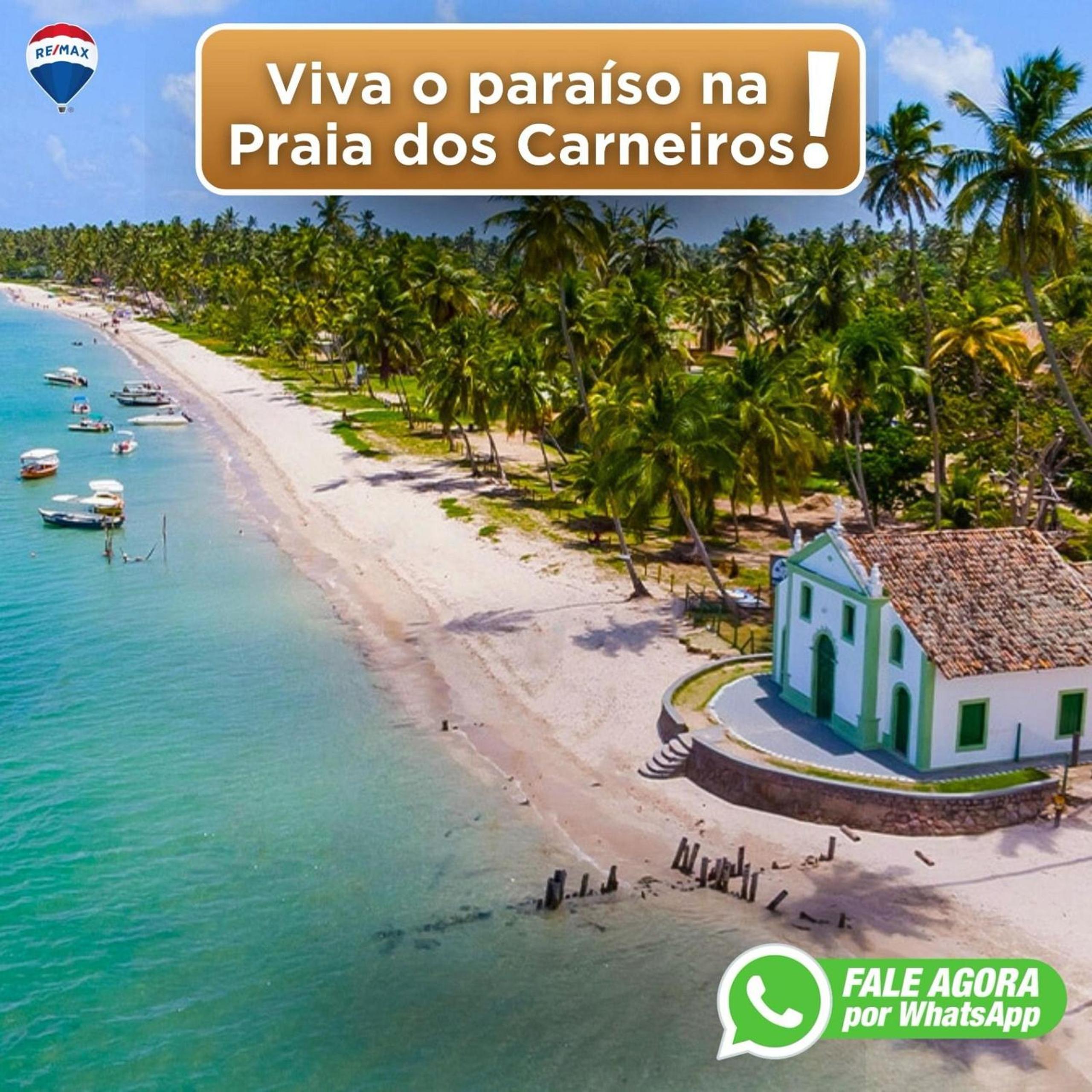 Flats, Apartamentos e Bangalôs na Praia dos Carneiros, ao lado da Igrejinha de São Benedito