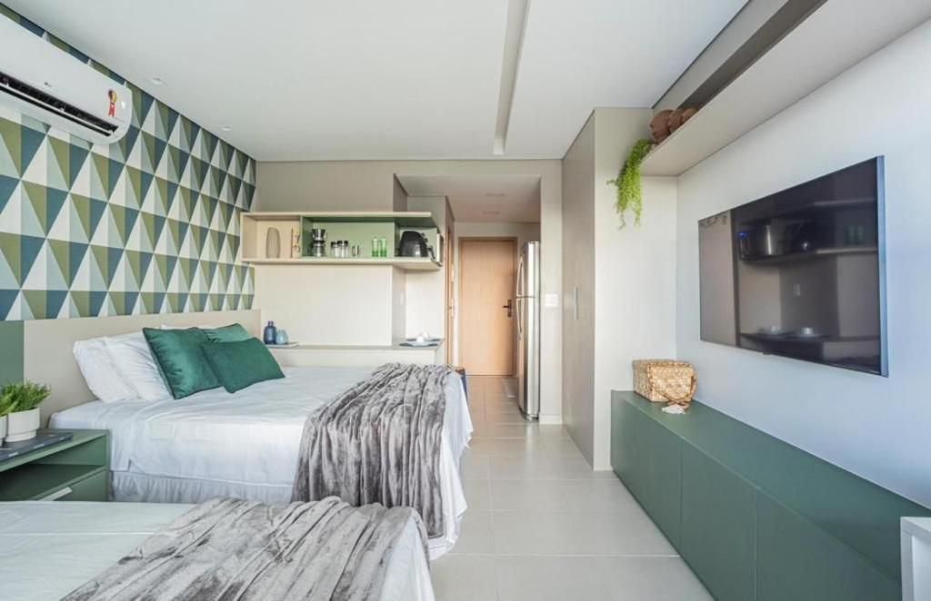 Flats, Apartamentos e Bangalôs na Praia dos Carneiros, ao lado da Igrejinha de São Benedito