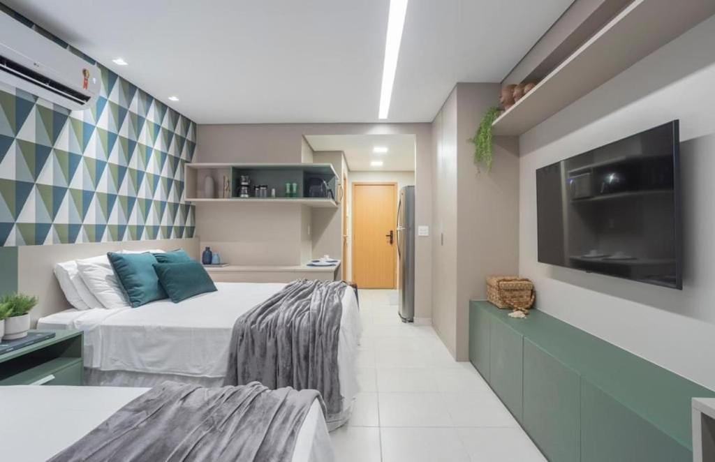 Flats, Apartamentos e Bangalôs na Praia dos Carneiros, ao lado da Igrejinha de São Benedito
