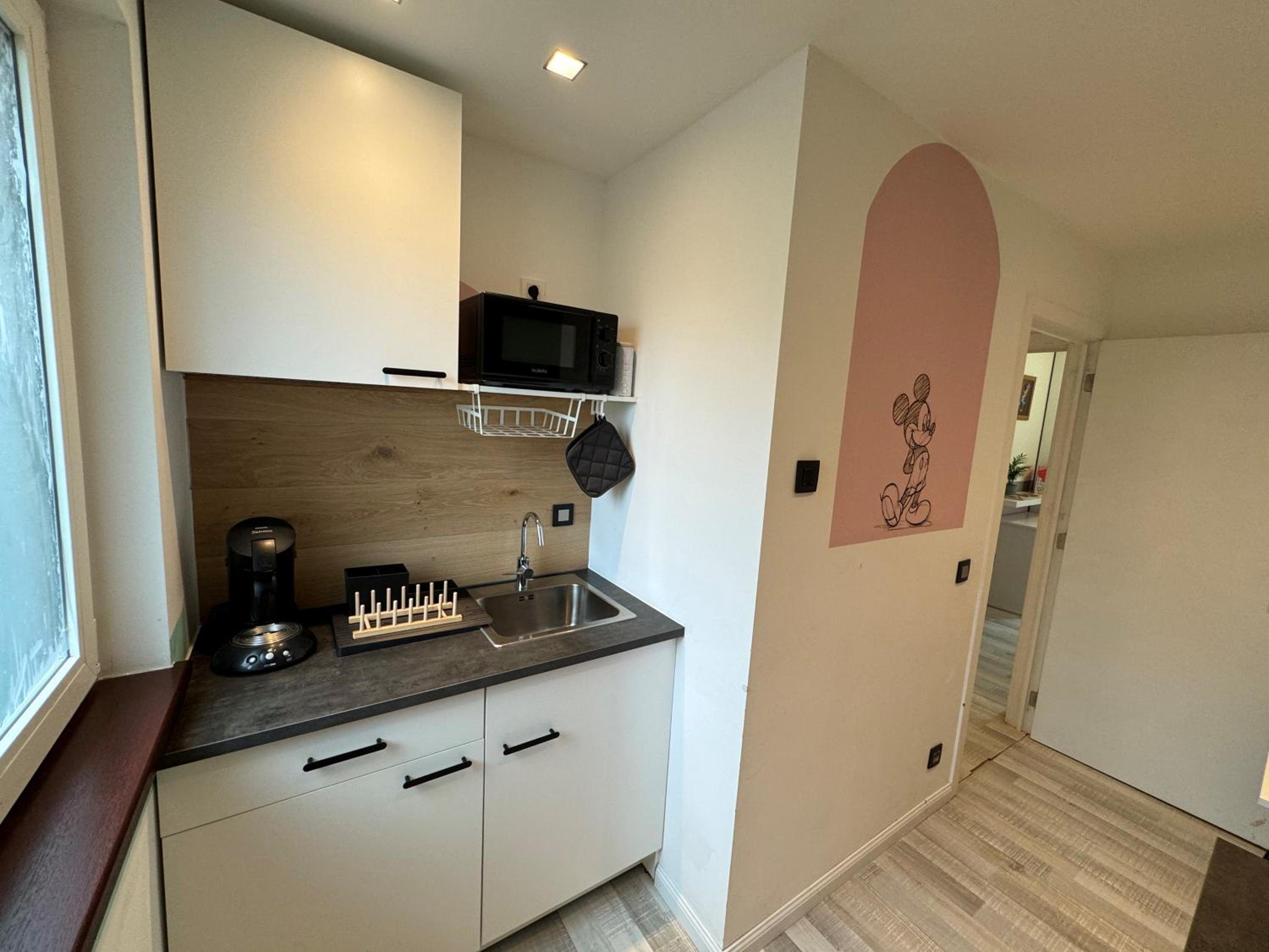 hébergement pour 3 personnes, 2 chambres