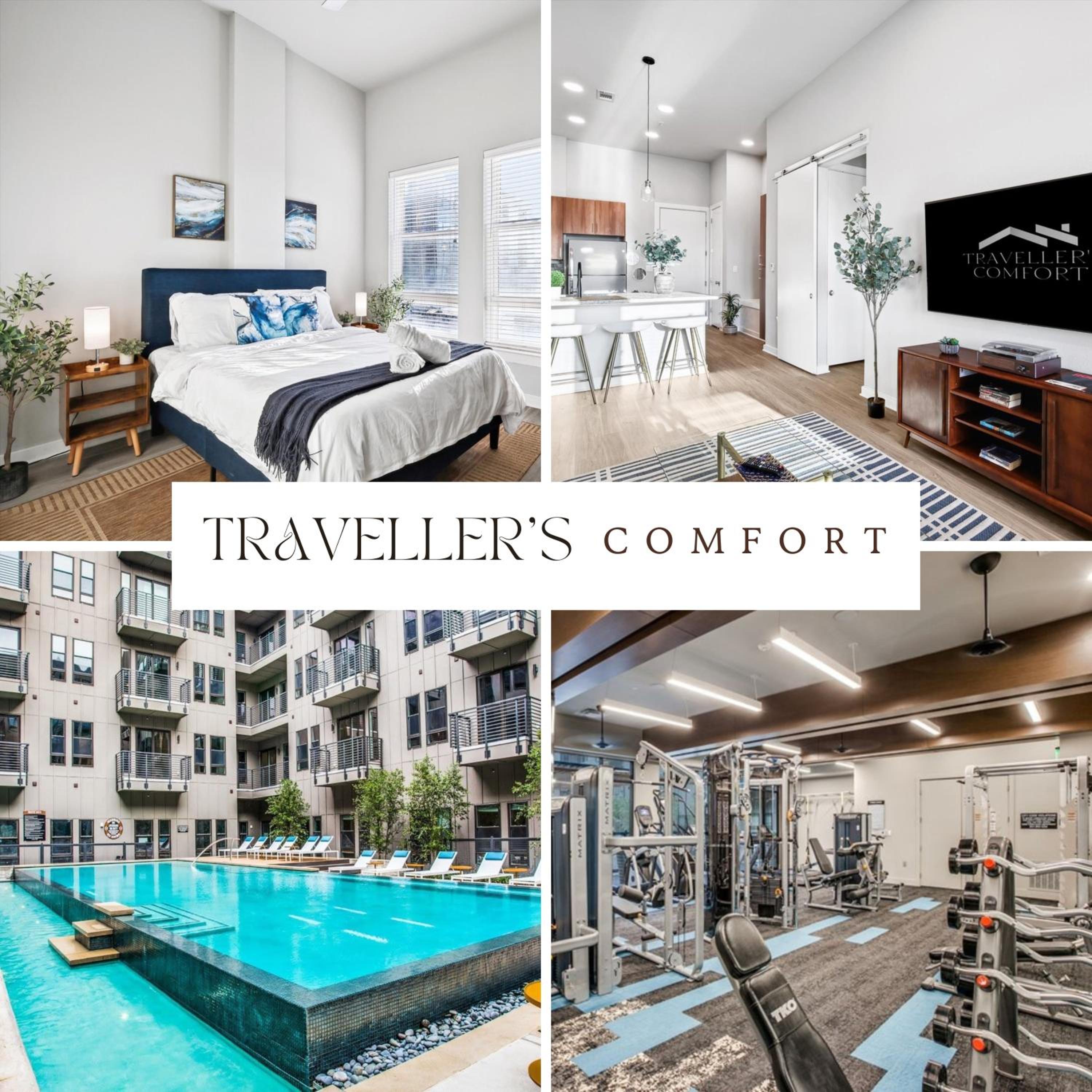 Lux Downtown Fort Worth Retreat, Resort Style Pool, Gym and Parking - Property Image 12