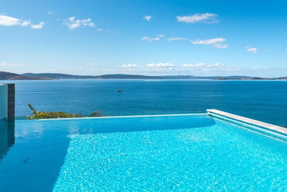 Luxury waterfront home with infinity pool