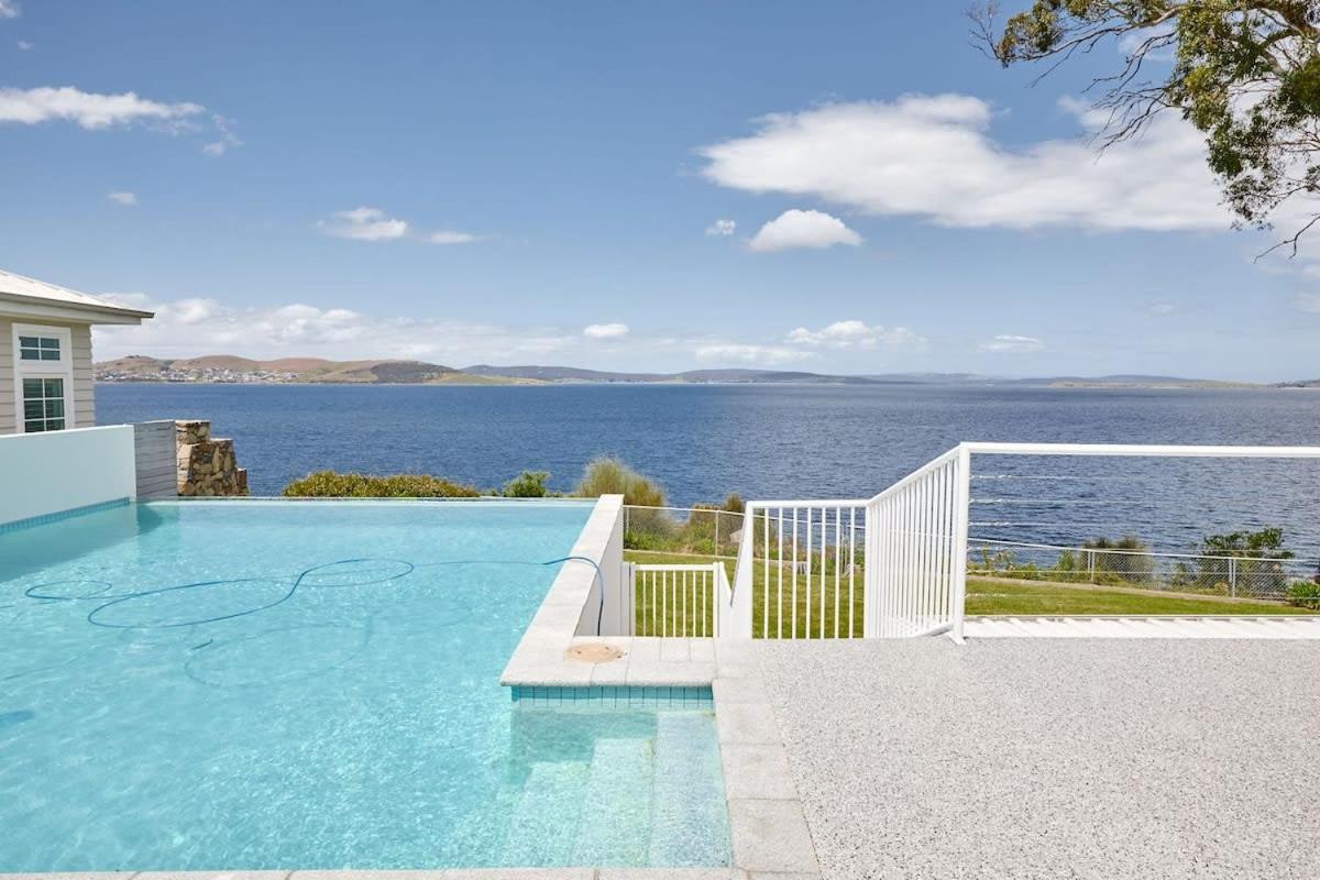 Luxury waterfront home with infinity pool