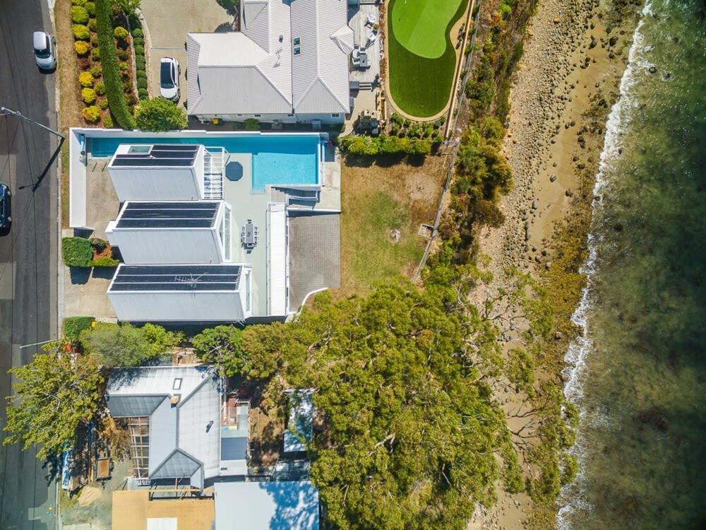 Luxury waterfront home with infinity pool