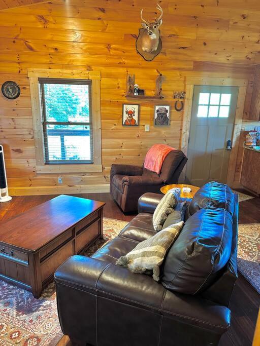 Delaneice cabins riverside view 3