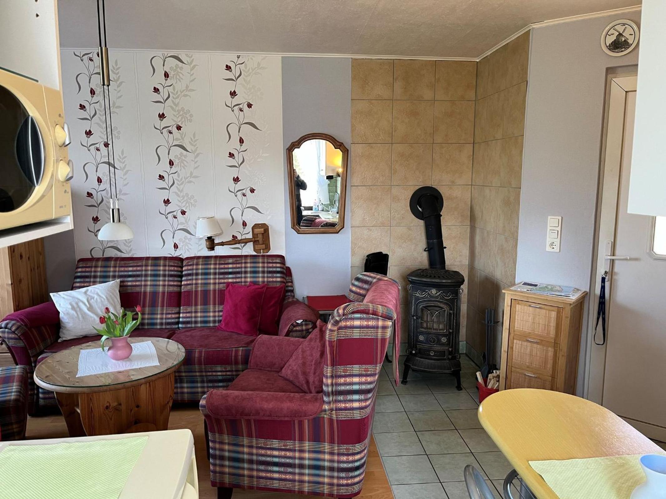 Ferienhaus mit Waldsauna am Kranichfeld
