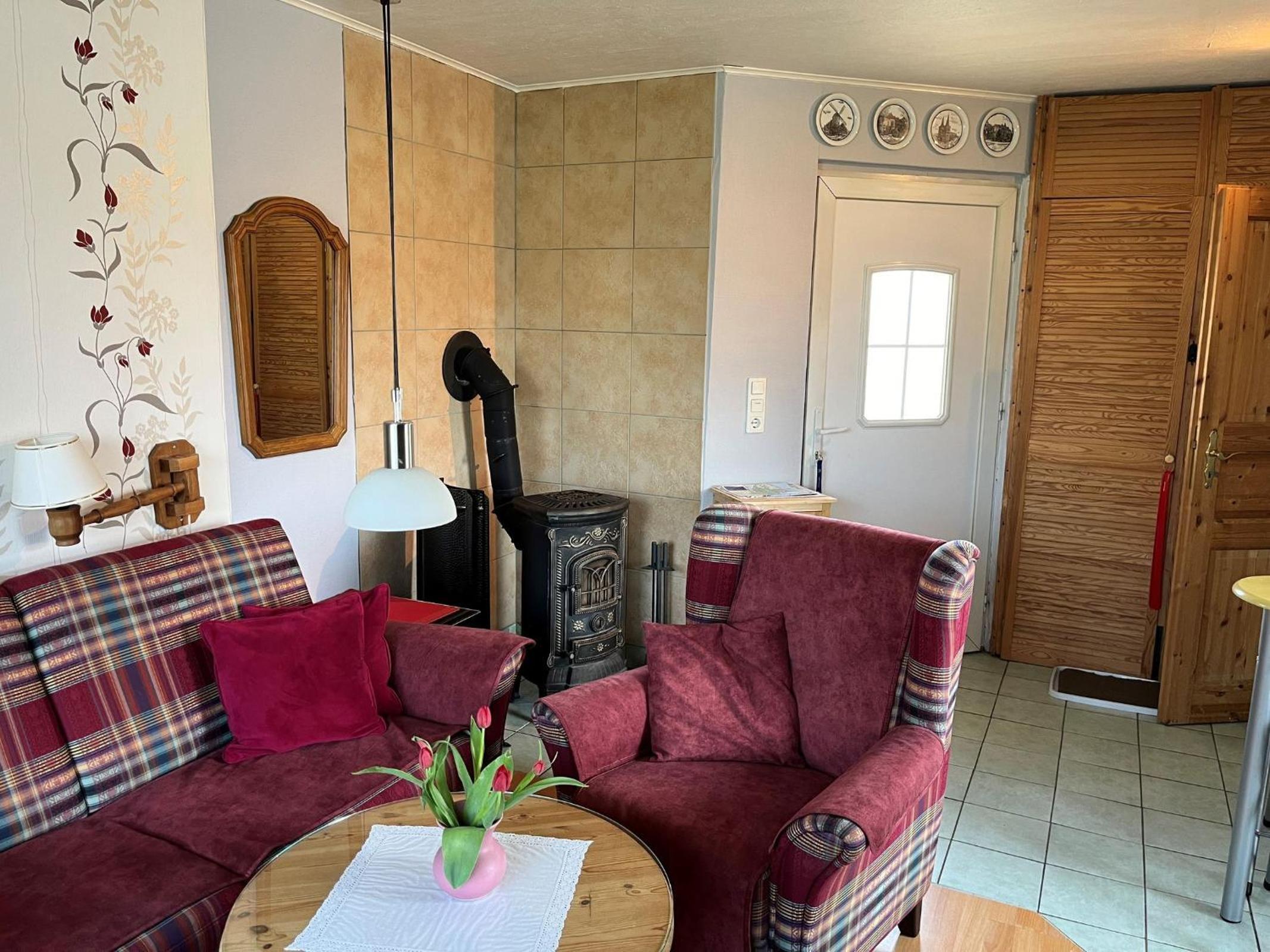 Ferienhaus mit Waldsauna am Kranichfeld