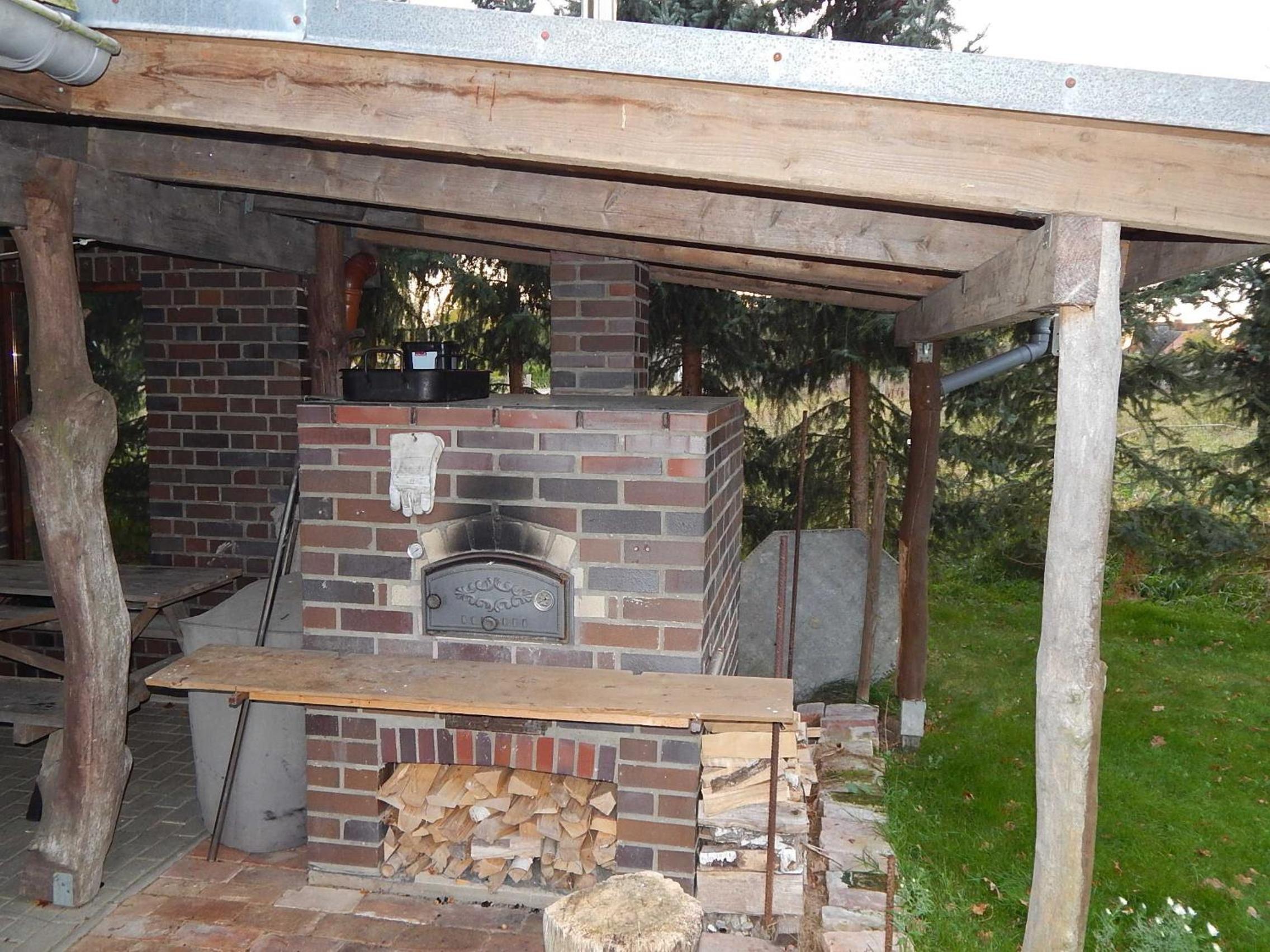 Ferienhaus mit Waldsauna am Kranichfeld