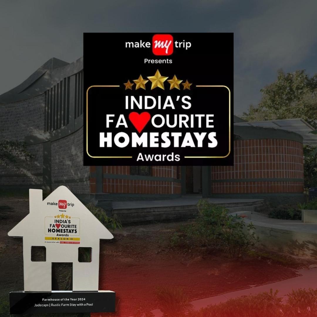 Rustic Farm Villa by StayJade Pool Garden BBQ view 3