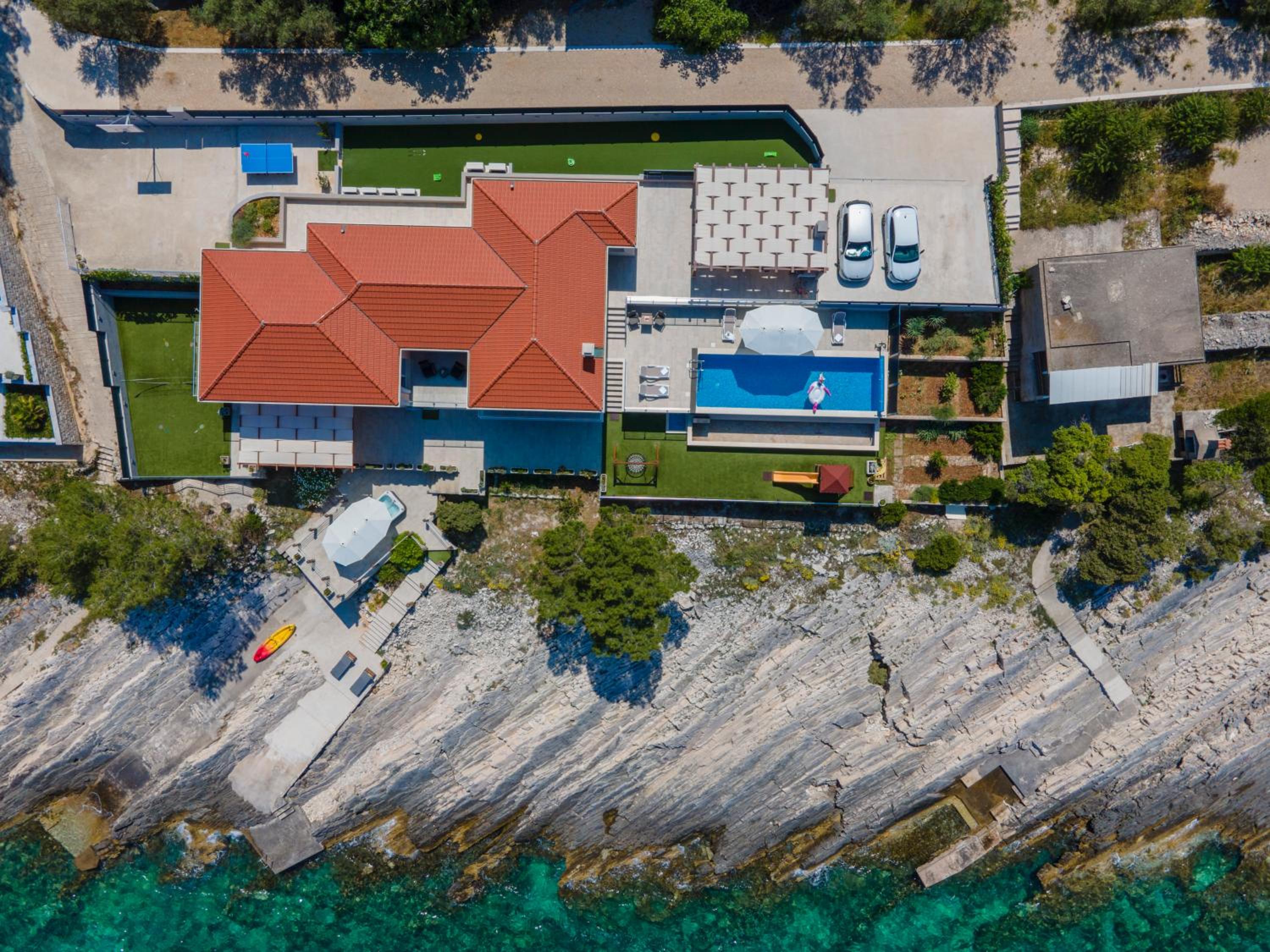Beachfront Villa Grski Rat Korčula with pool by AdriaticLuxuryVillas view 3