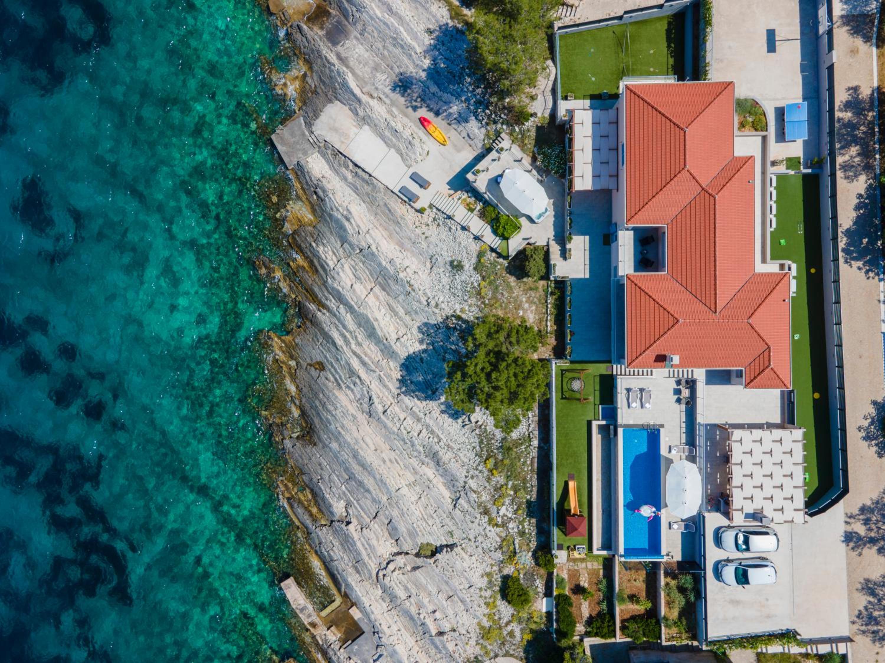 Beachfront Villa Grski Rat Korčula with pool by AdriaticLuxuryVillas view 2