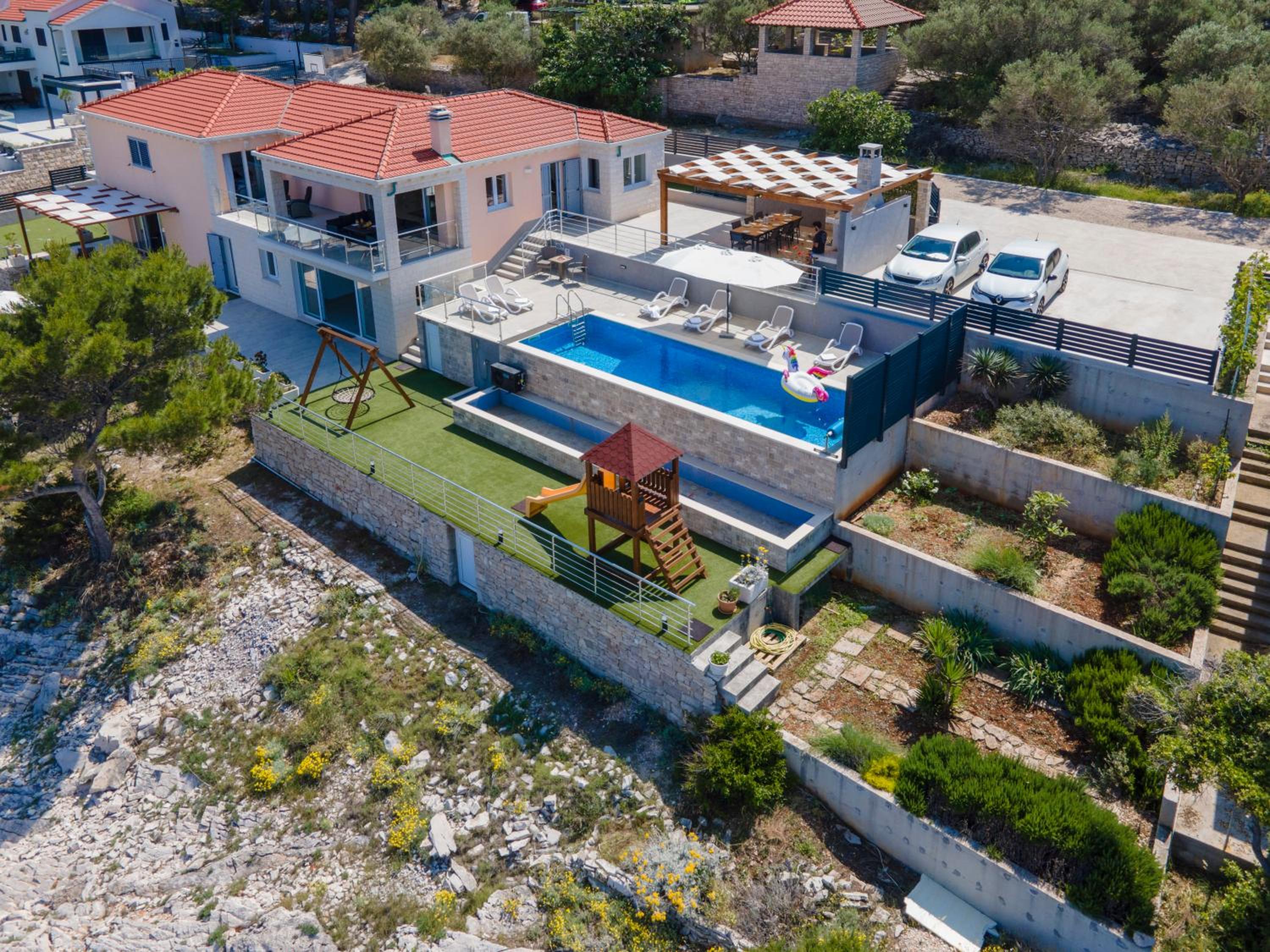 Beachfront Villa Grski Rat Korčula with pool by AdriaticLuxuryVillas view 4