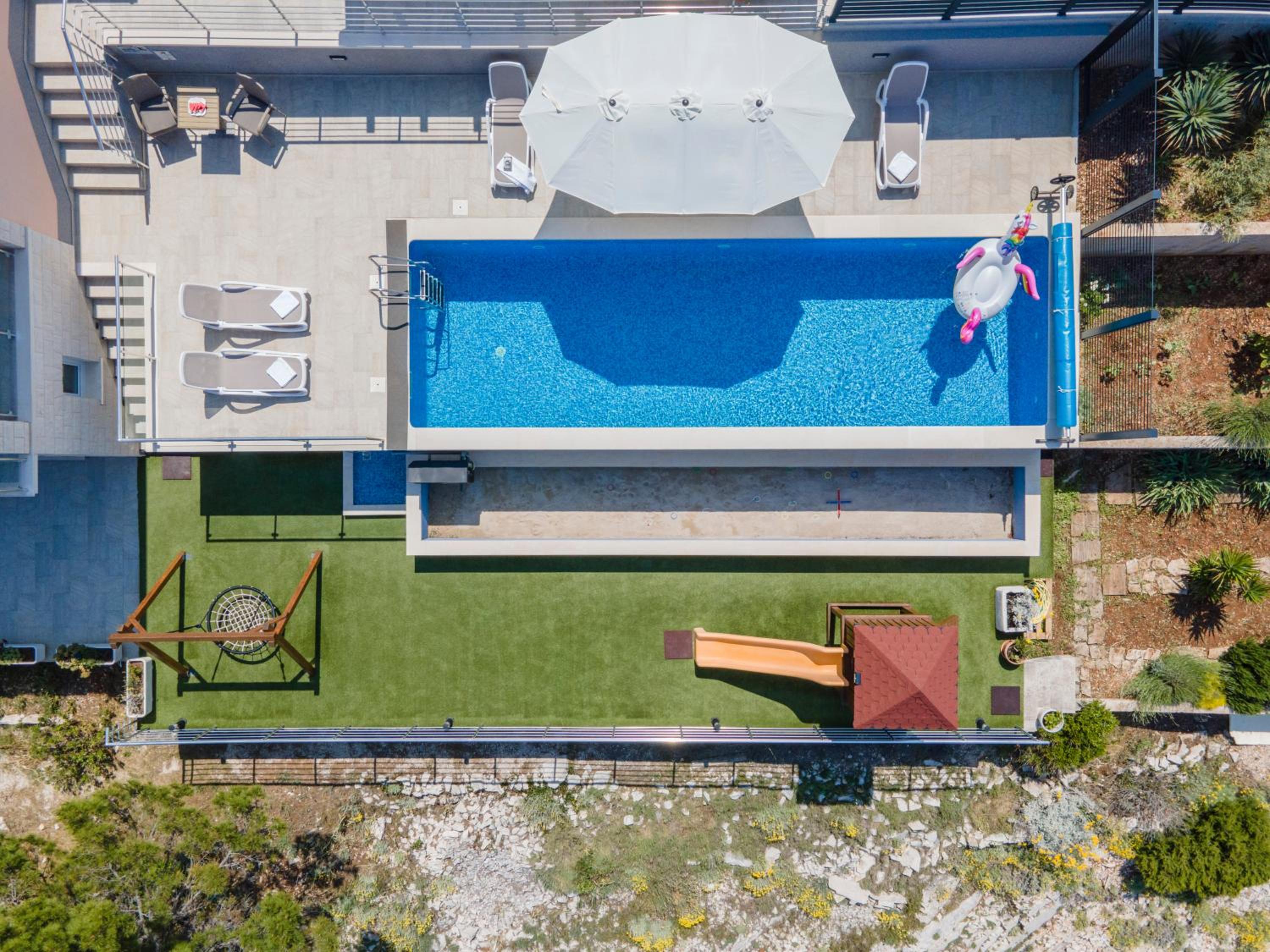 Beachfront Villa Grski Rat Korčula with pool by AdriaticLuxuryVillas view 5