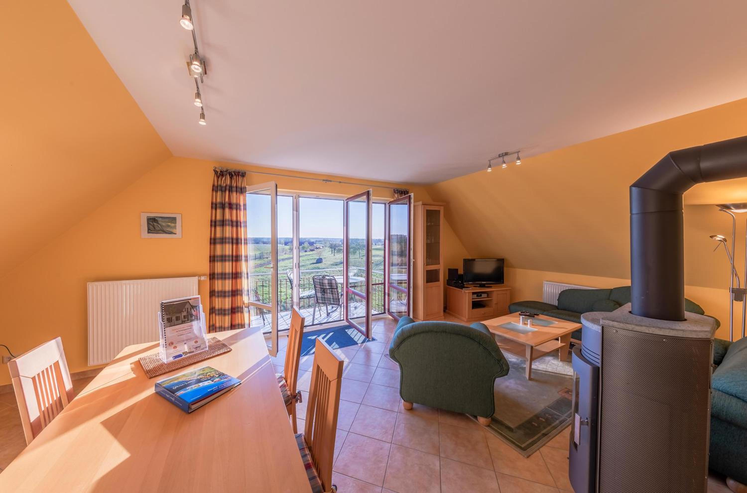 Ferienwohnung Storchenhorst - gemütliches Apartment mit Kamin