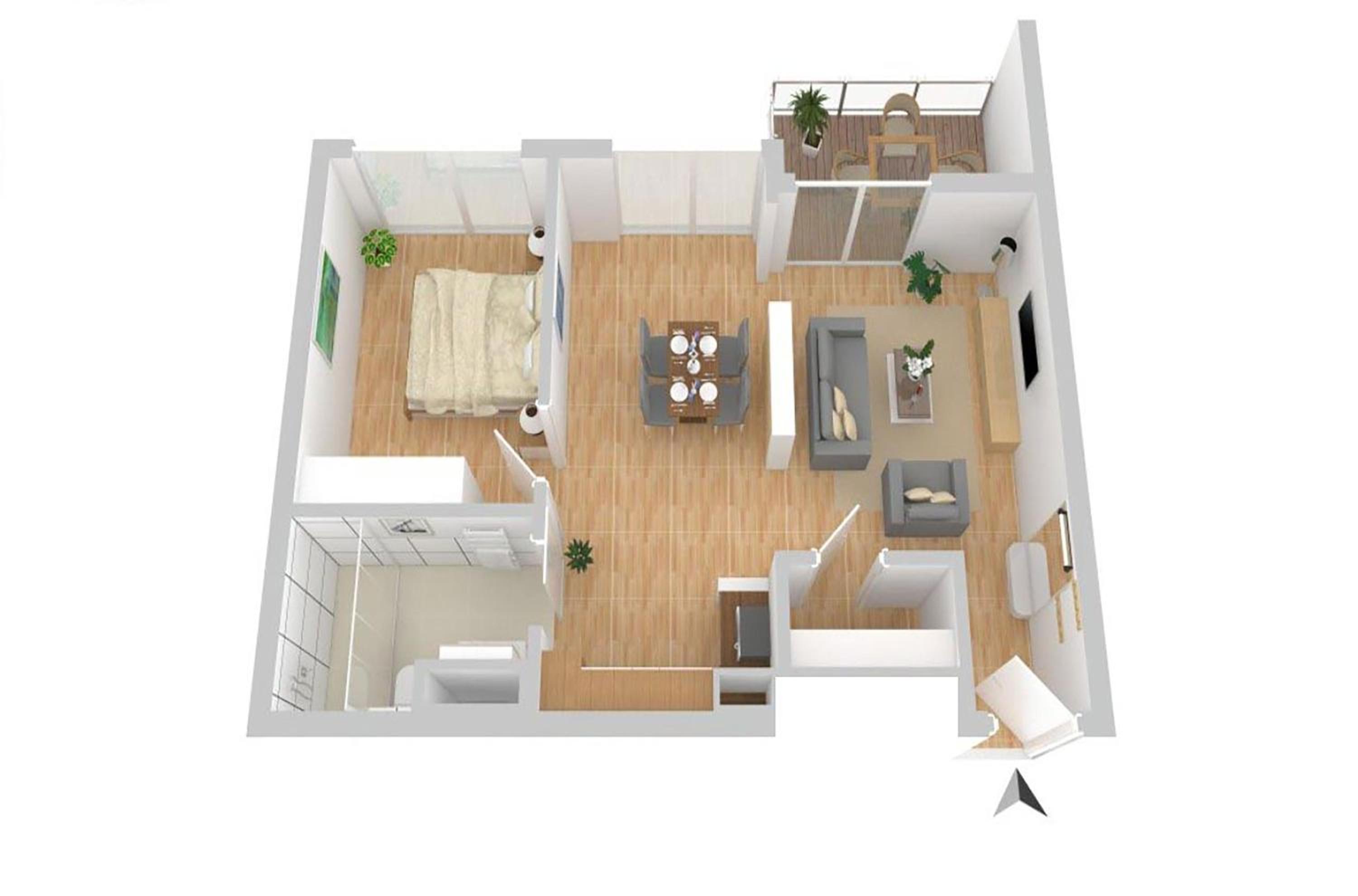 Sieglinde - Apartment in der Hafenresidenz mit Balkon & Wellness view 4