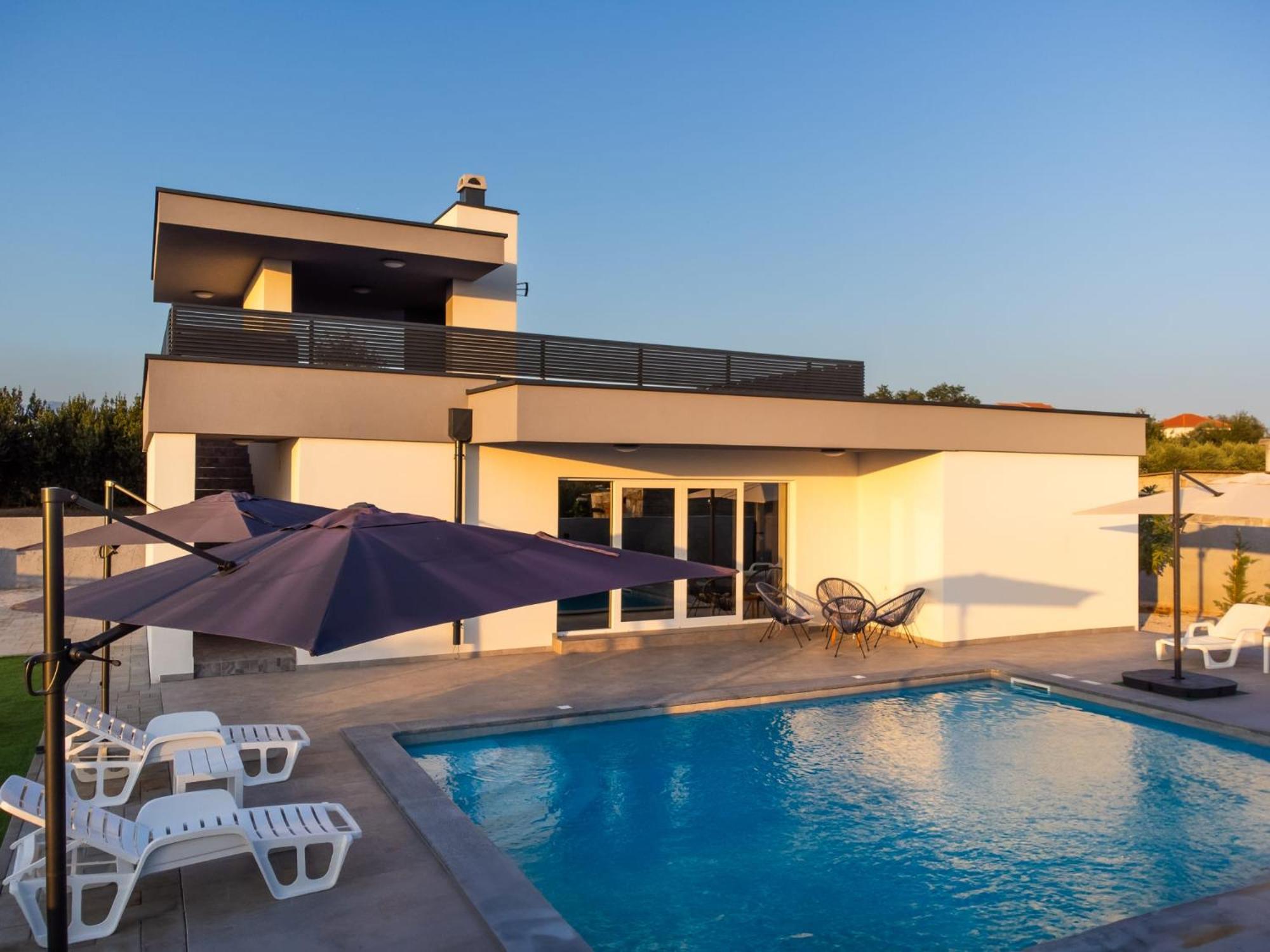 Luxury Villa Vrsi with Private pool view 2