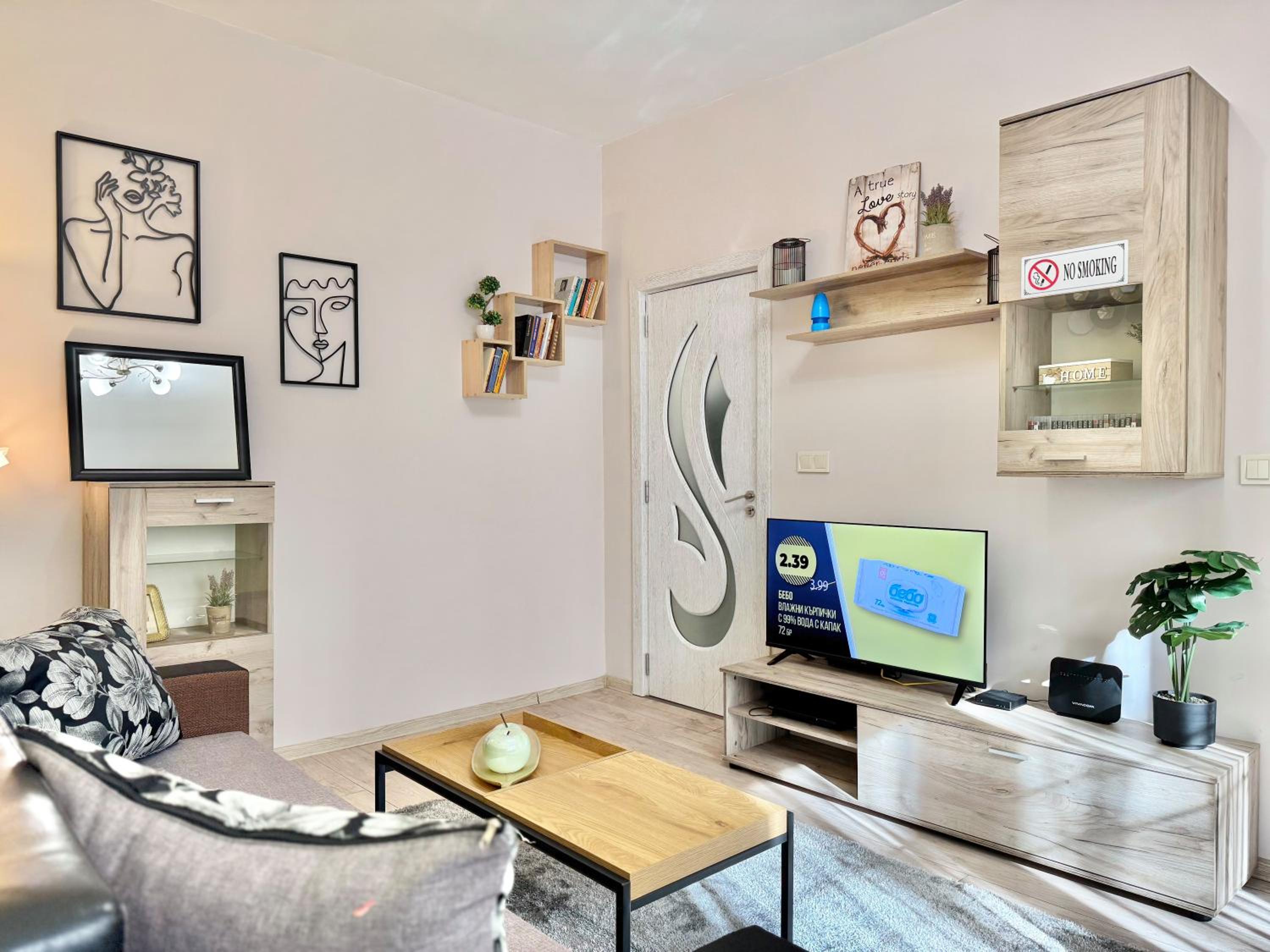 Cozy & Comfort Apartment for 4 Guests 10 minutes away from Sofia Centre