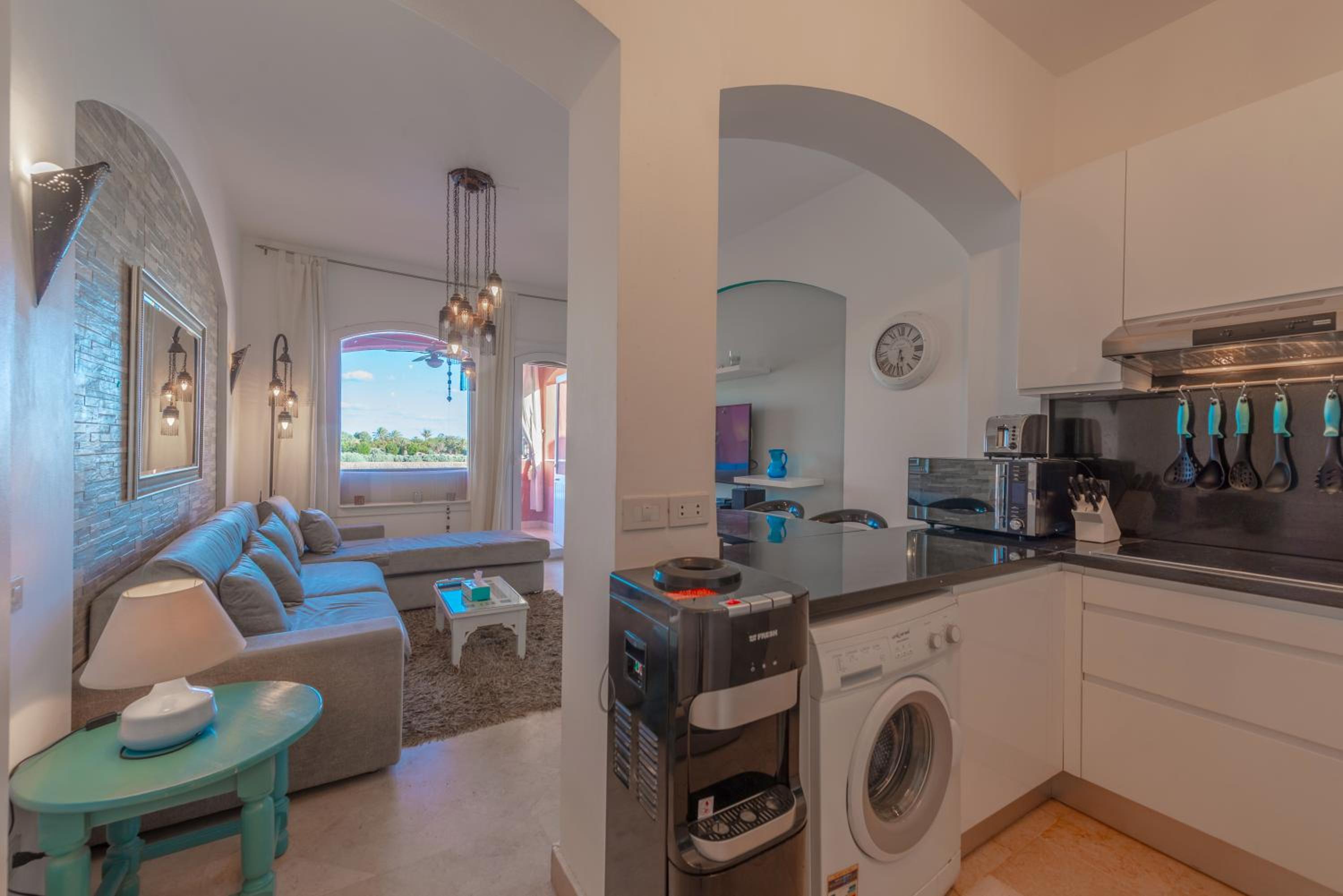 Special style apartment with pool at lagoon
