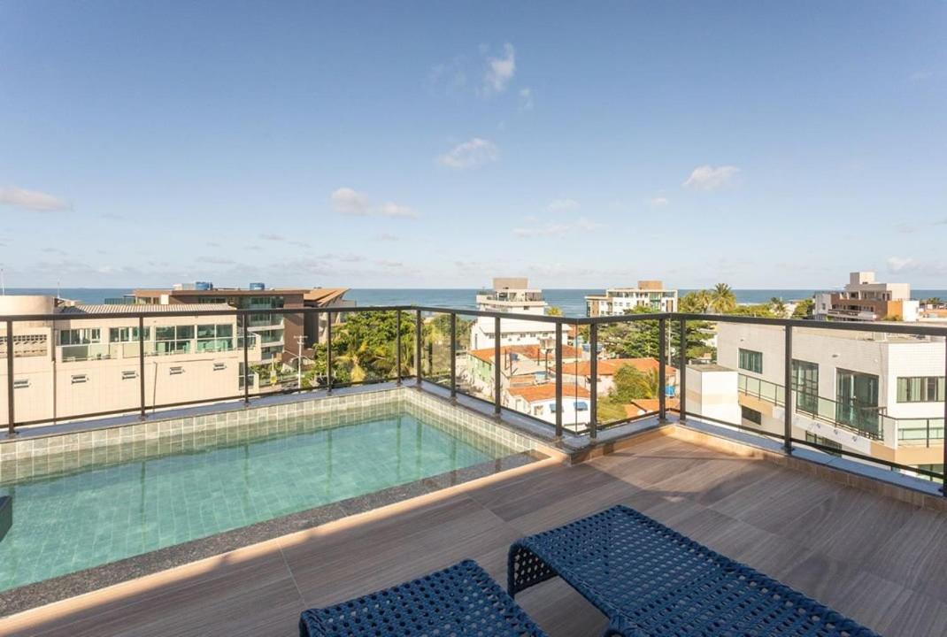 Centro de Porto de Galinhas a 50m do mar com rooftop, piscina e cozinha completa