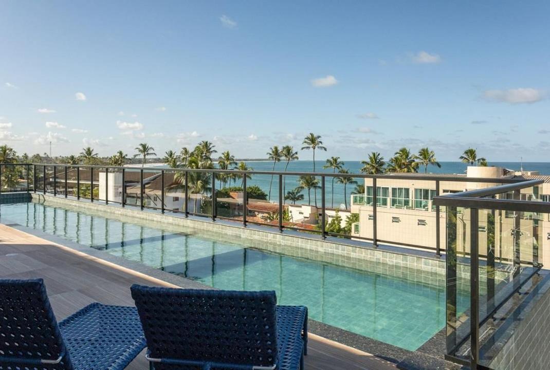 Centro de Porto de Galinhas a 50m do mar com rooftop, piscina e cozinha completa