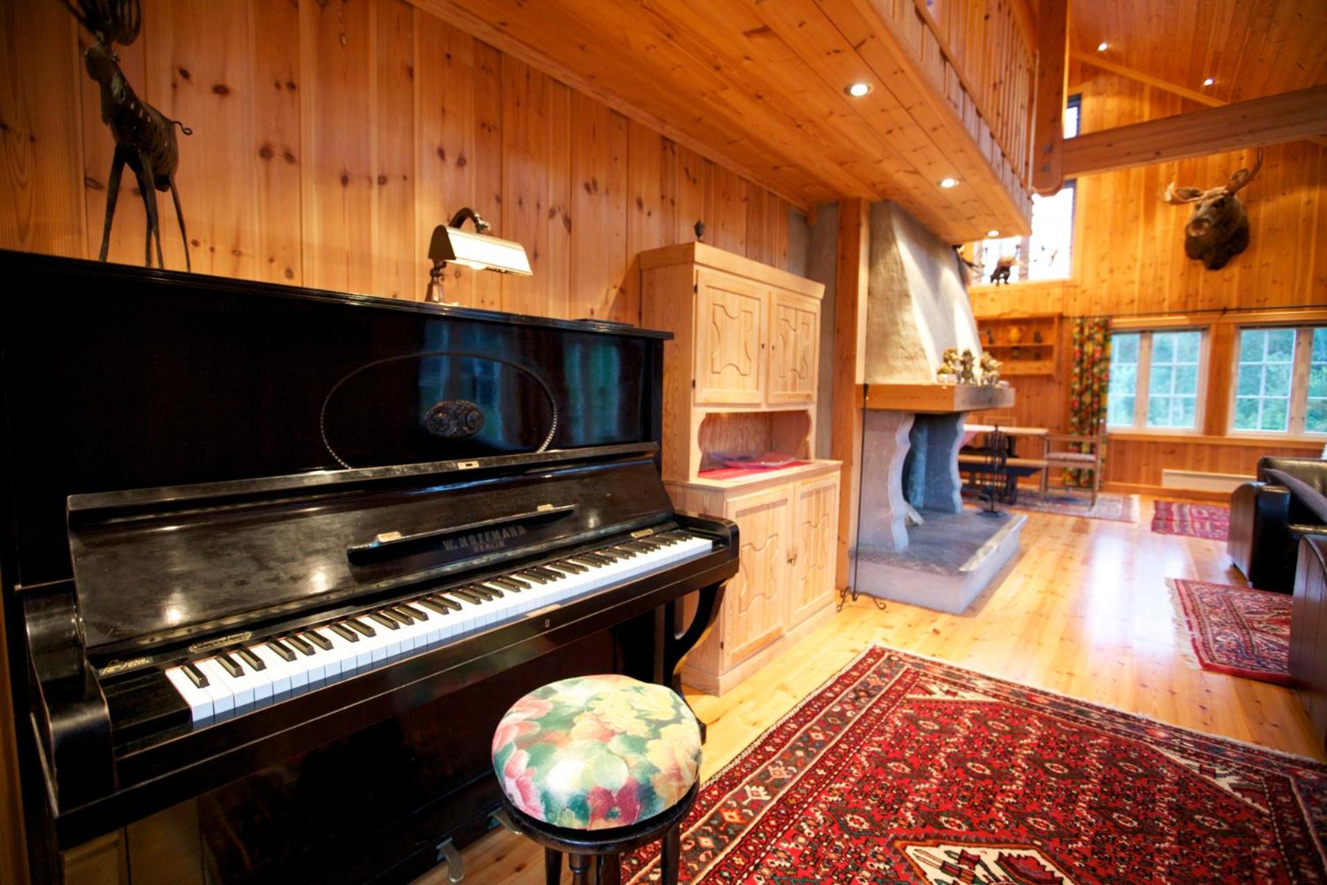 Grand Log Cabin With Fireplace And 12-14 Beds view 3