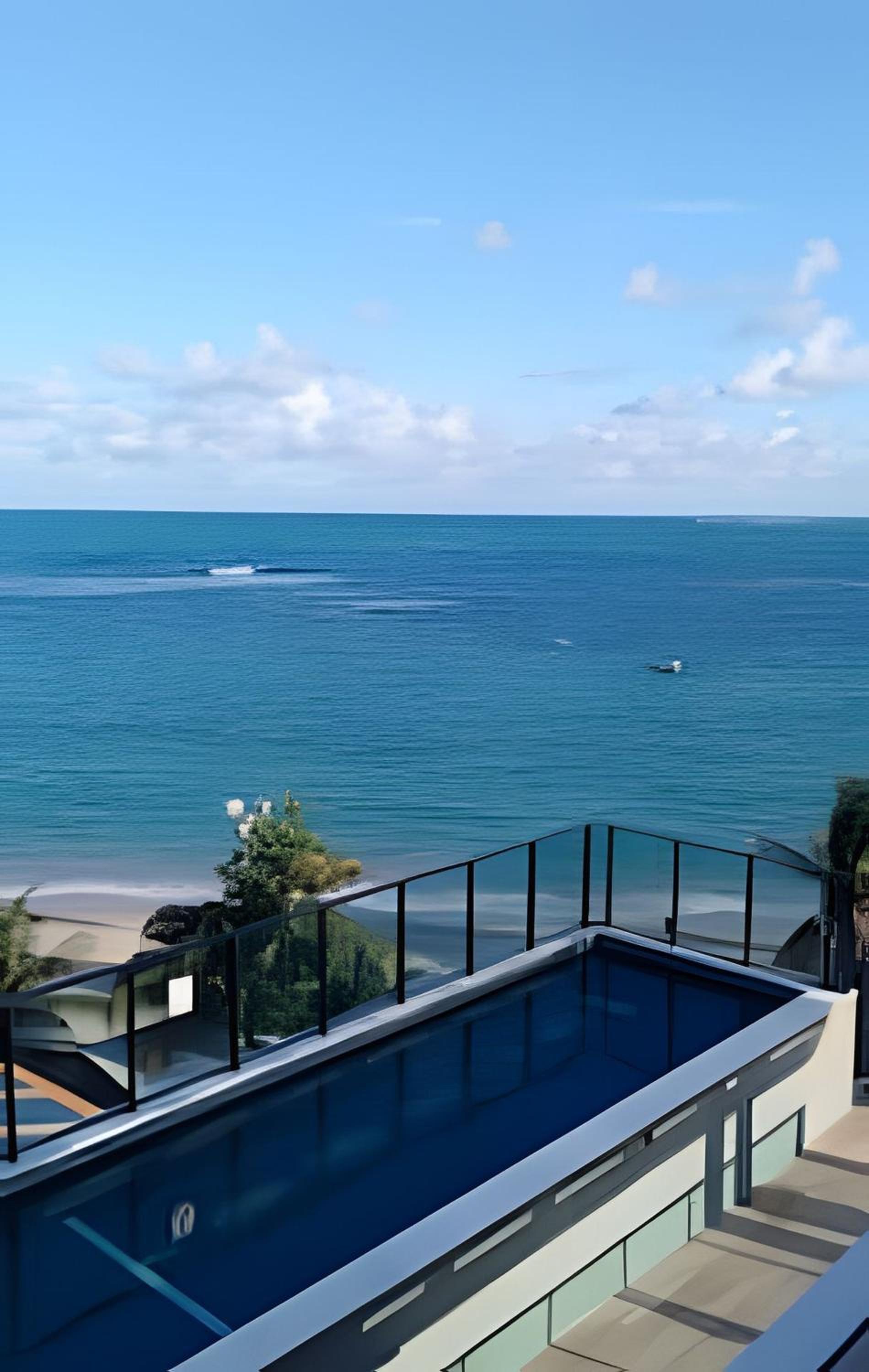 Beachfront flat at Porto de Galinhas beach, close to the natural pools.