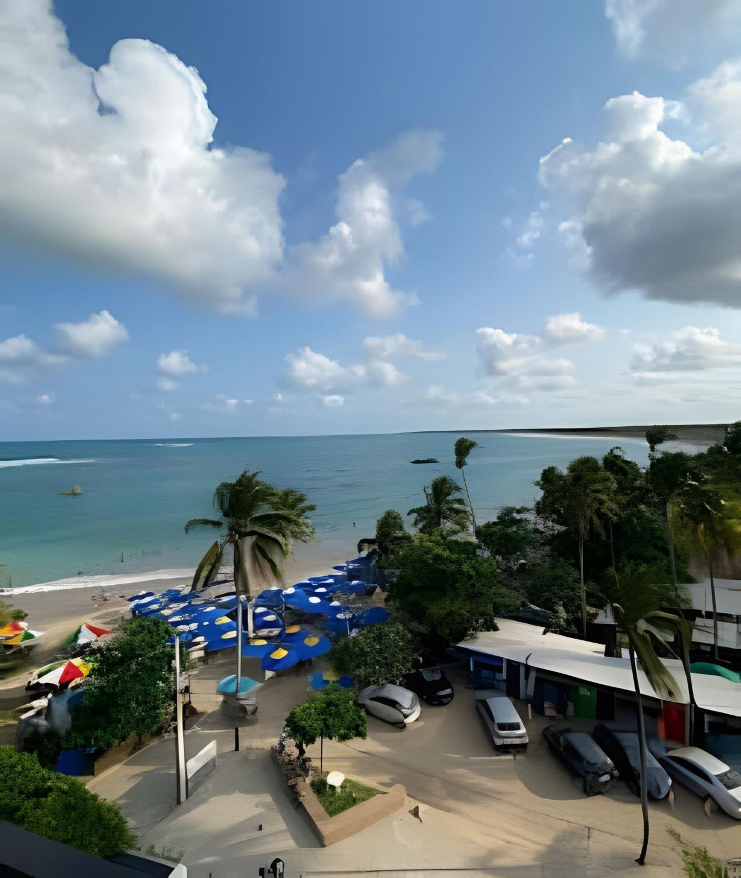 Beachfront flat at Porto de Galinhas beach, close to the natural pools.