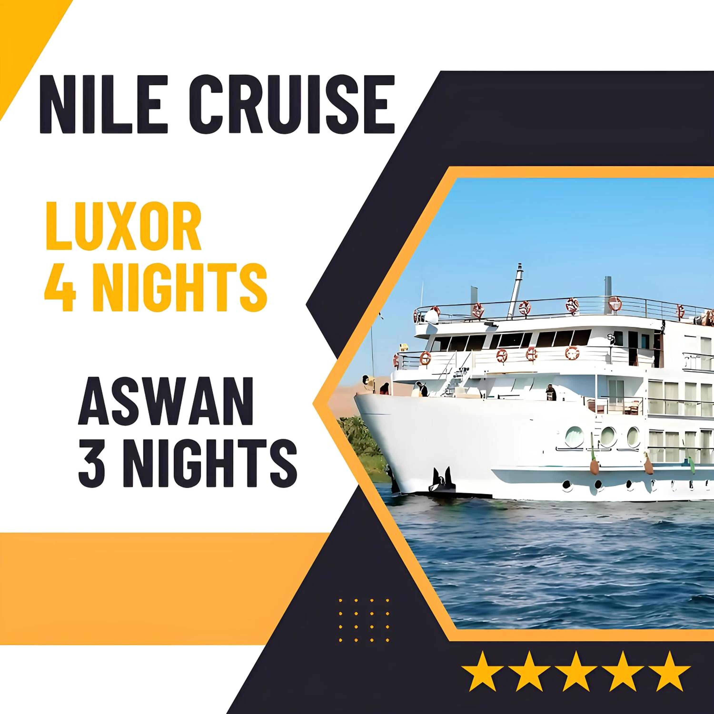 Hotel Nile Cruise ROYAL II every Friday from ASWAN 3 nights & every Monday from LUXOR 4 nights - Image 1