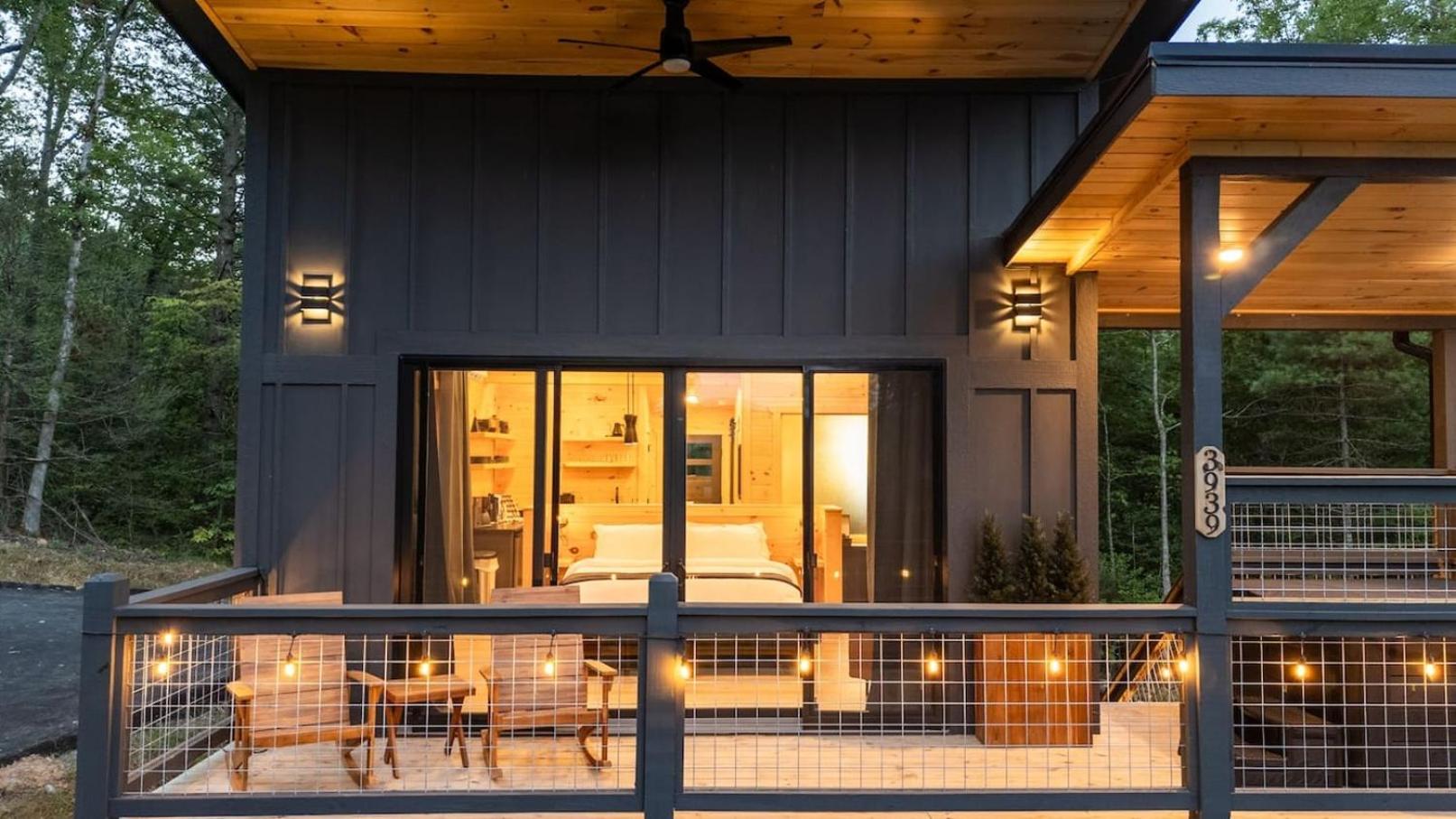 Modern Treehouse! Cozy Hot Tub, Views & Firepit! view 2