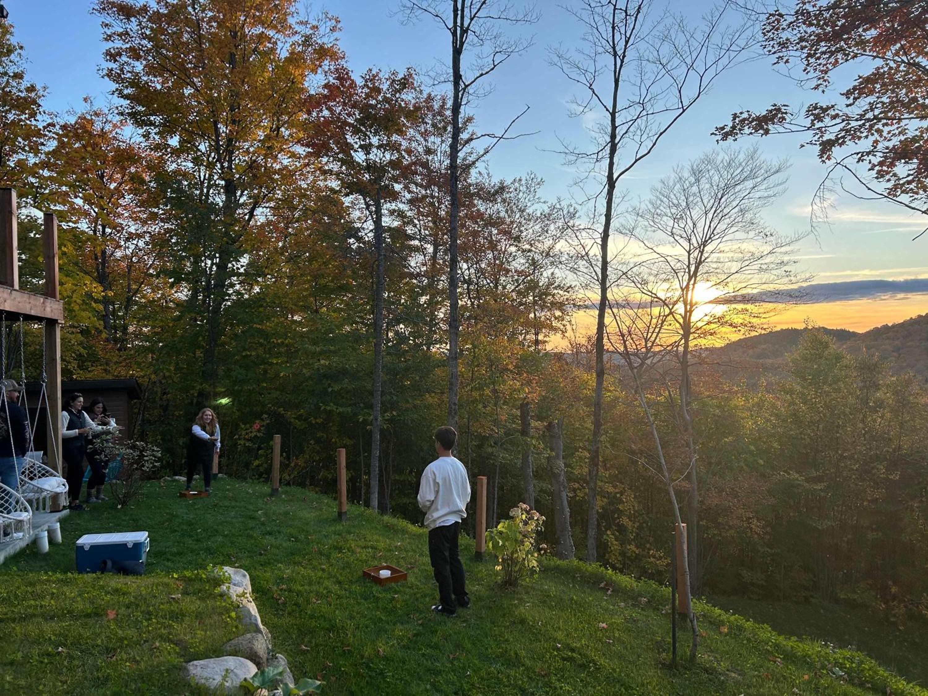 Le Montagnia escape to Tremblant with hot tub