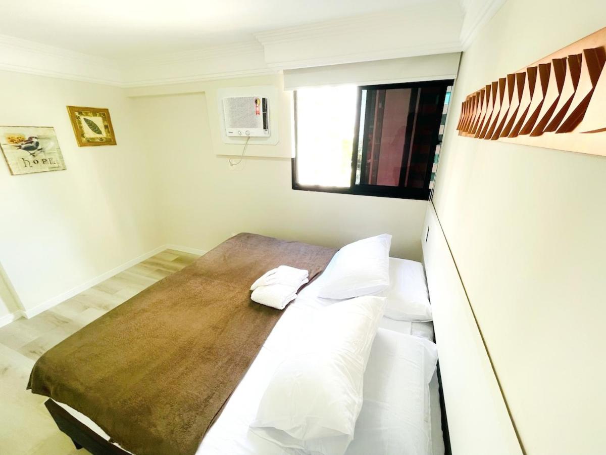 Flat funcional a 1min da praia!