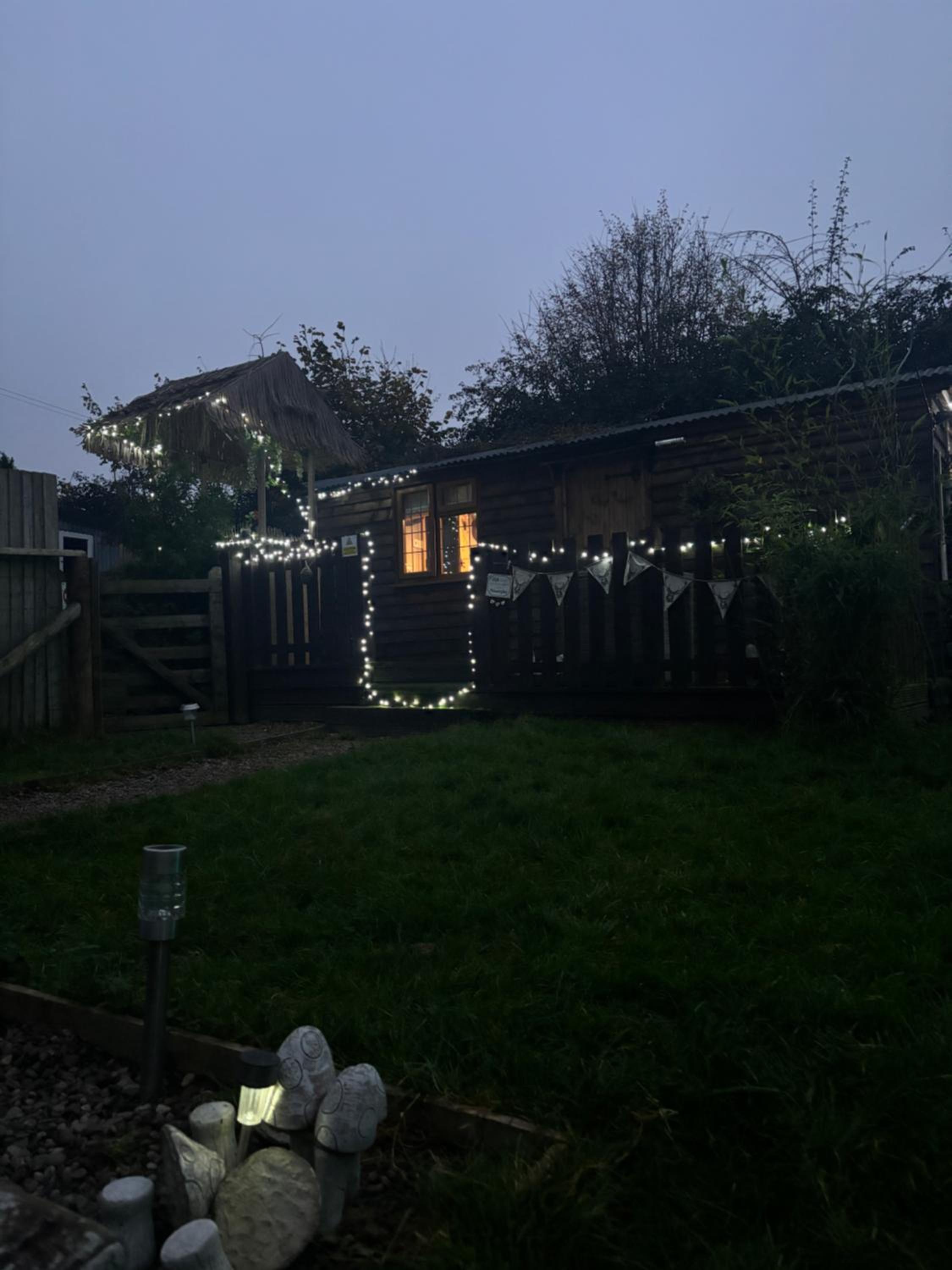 Four Seasons Mini Zoo Country Retreat with Wood Fuel Hot Tub close to kington Market Town view 5