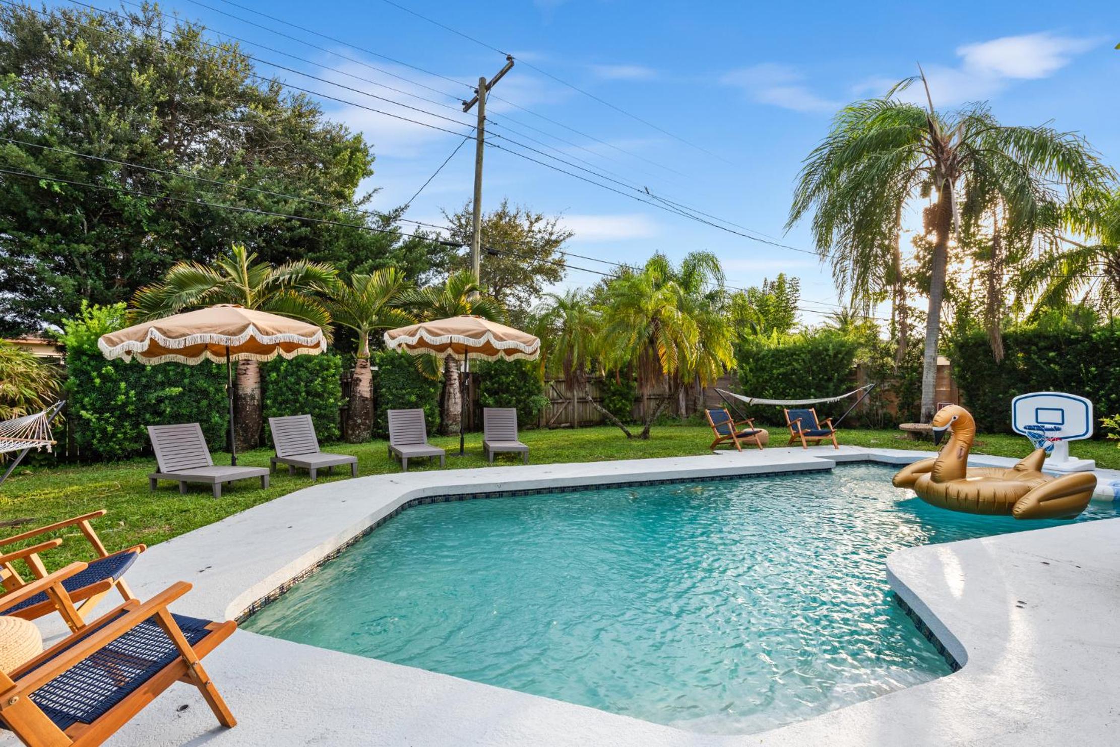 Centrally Located 4BD Oasis with Pool & Movie Patio view 5