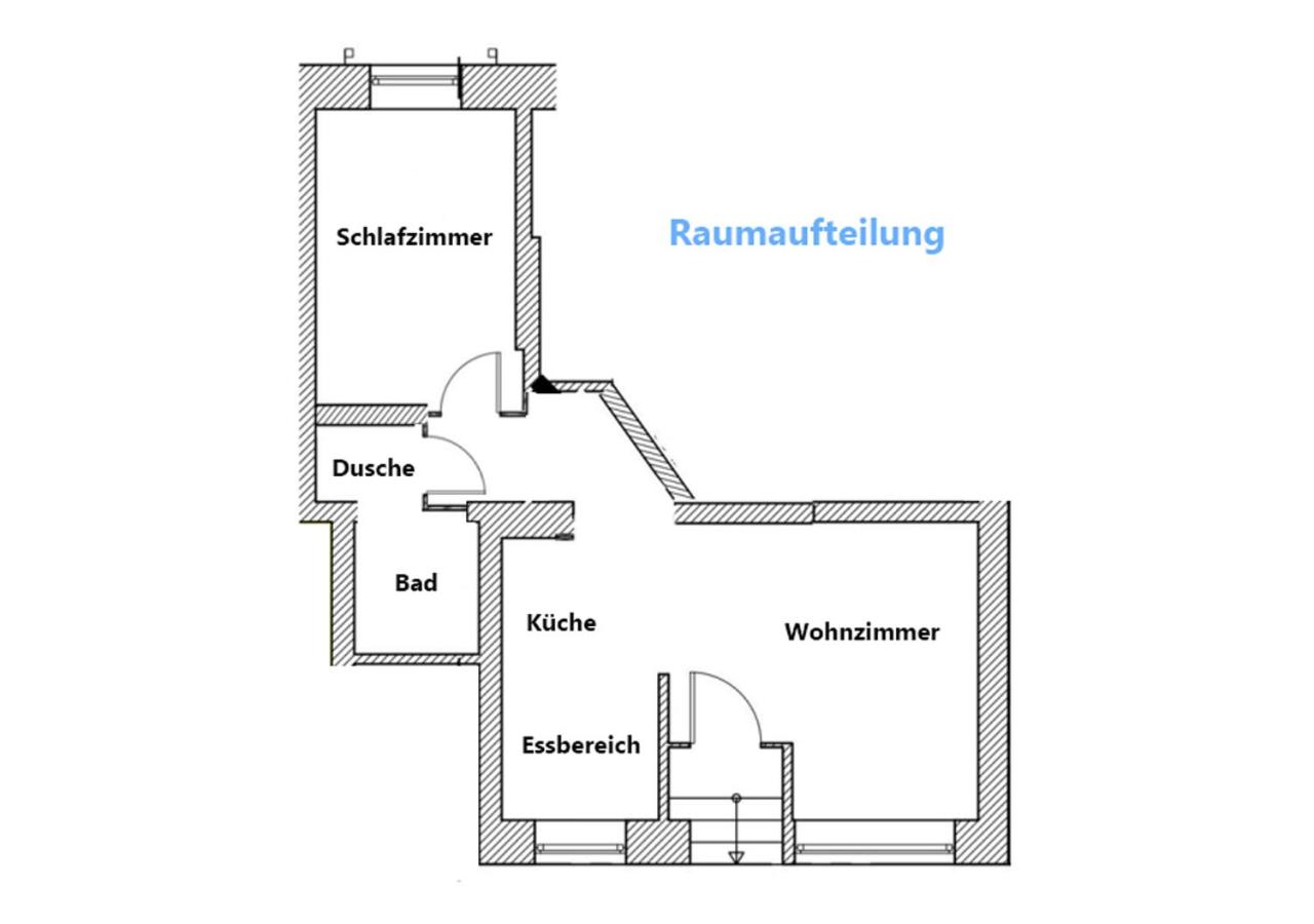 Stylisches 2-Zimmer Ambient Apartment in Alsternähe mit Kingsize-Bett & Schlafsofa