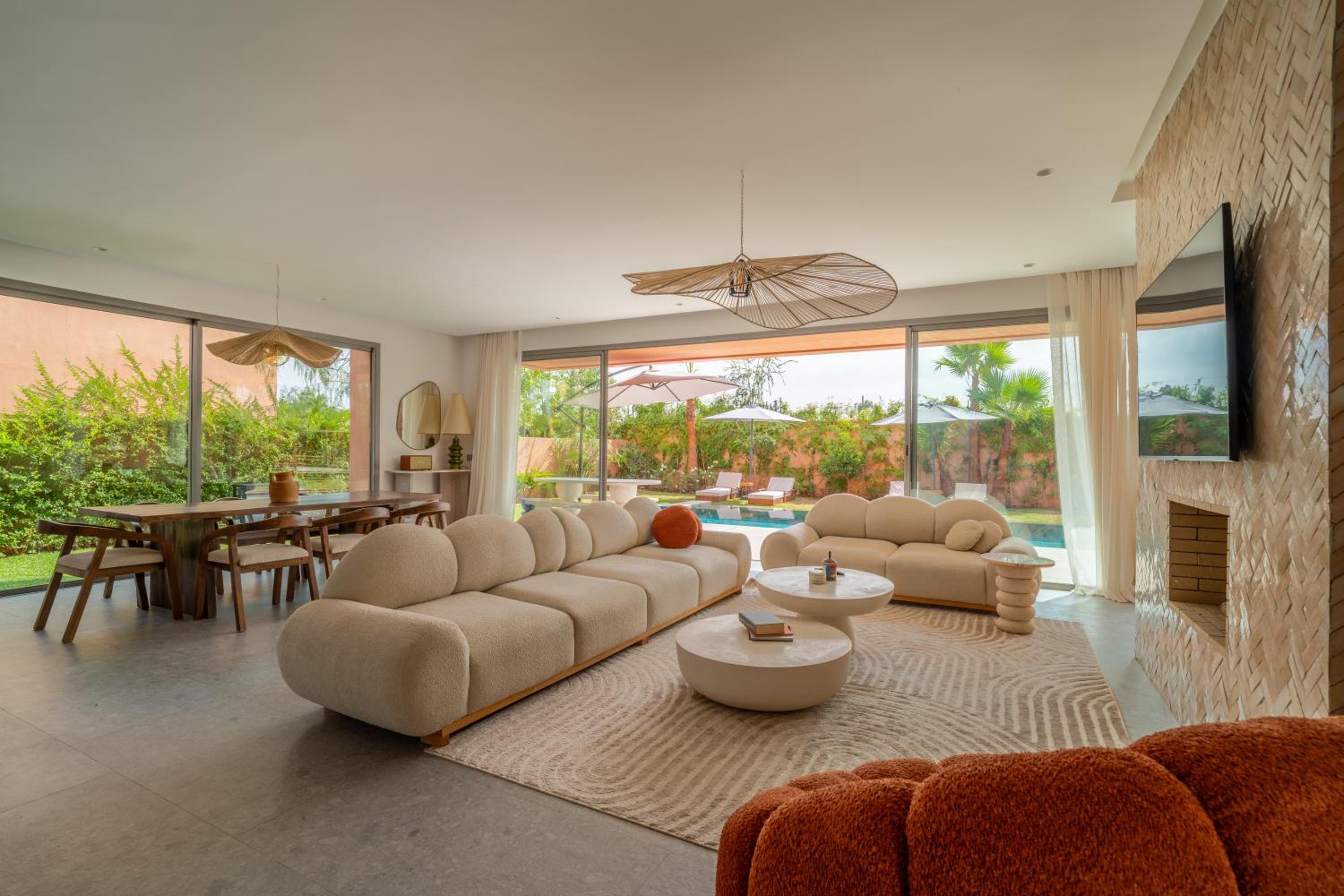 Luxury Villa with heated pool & Atlas view view 2