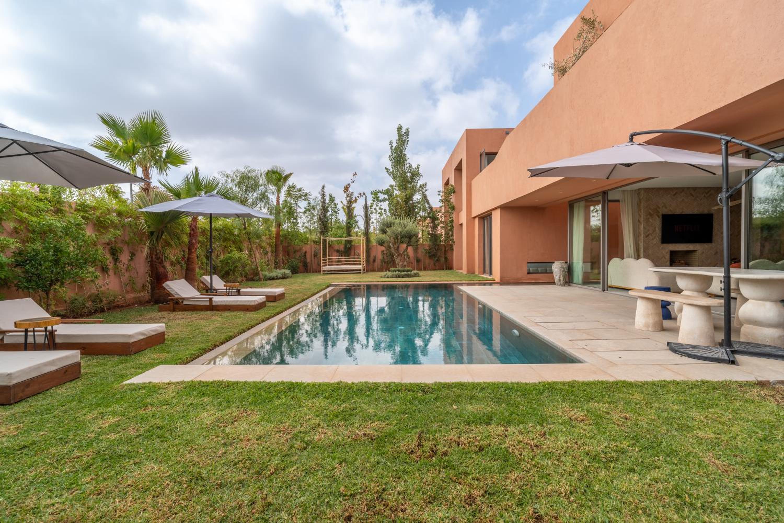 Luxury Villa with heated pool & Atlas view view 3