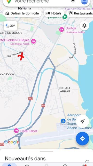 Appartement Bejaia centre Ville vue sur gouraya