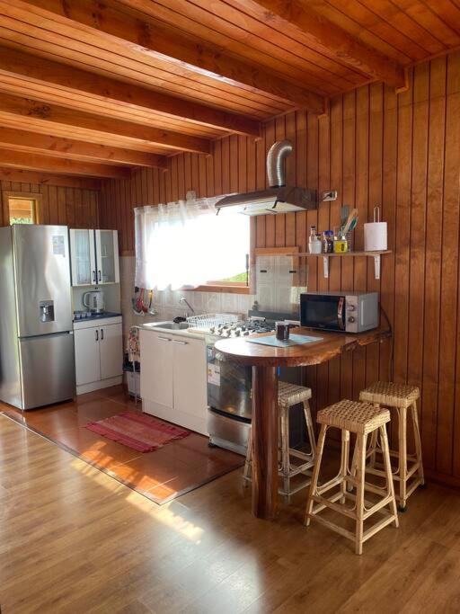 Casa cómoda con calor a hogar