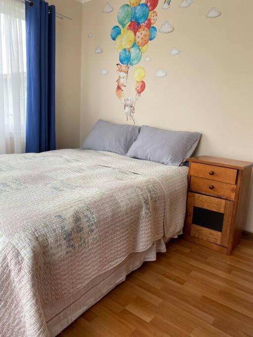 Casa cómoda con calor a hogar
