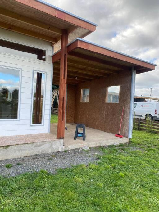 Casa cómoda con calor a hogar