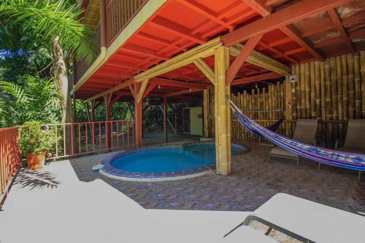 Bali inspired Casa Cascada w Jungle views pool view 2