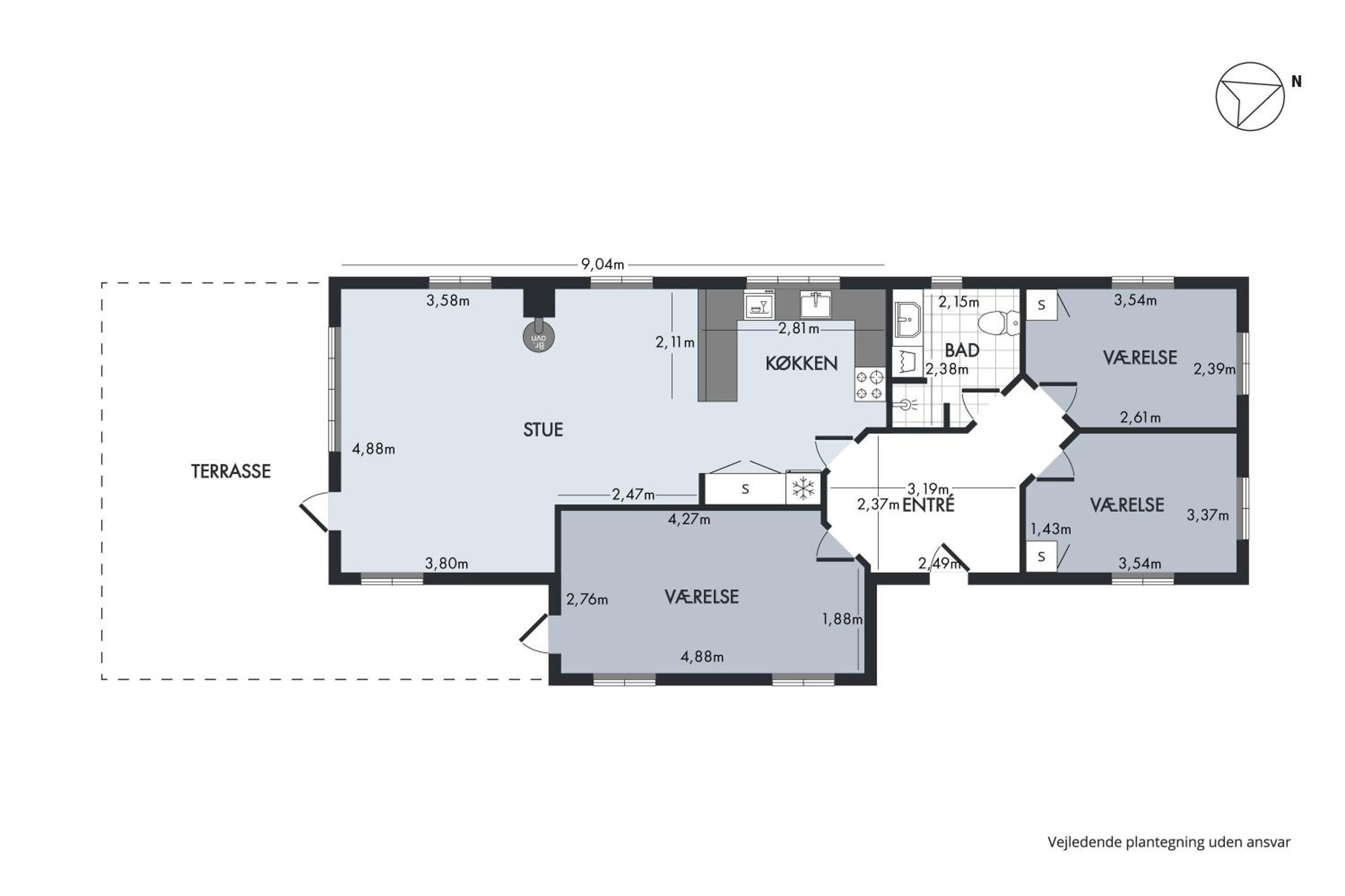 Amazing Home In Ebeltoft With 3 Bedrooms And Wifi view 3