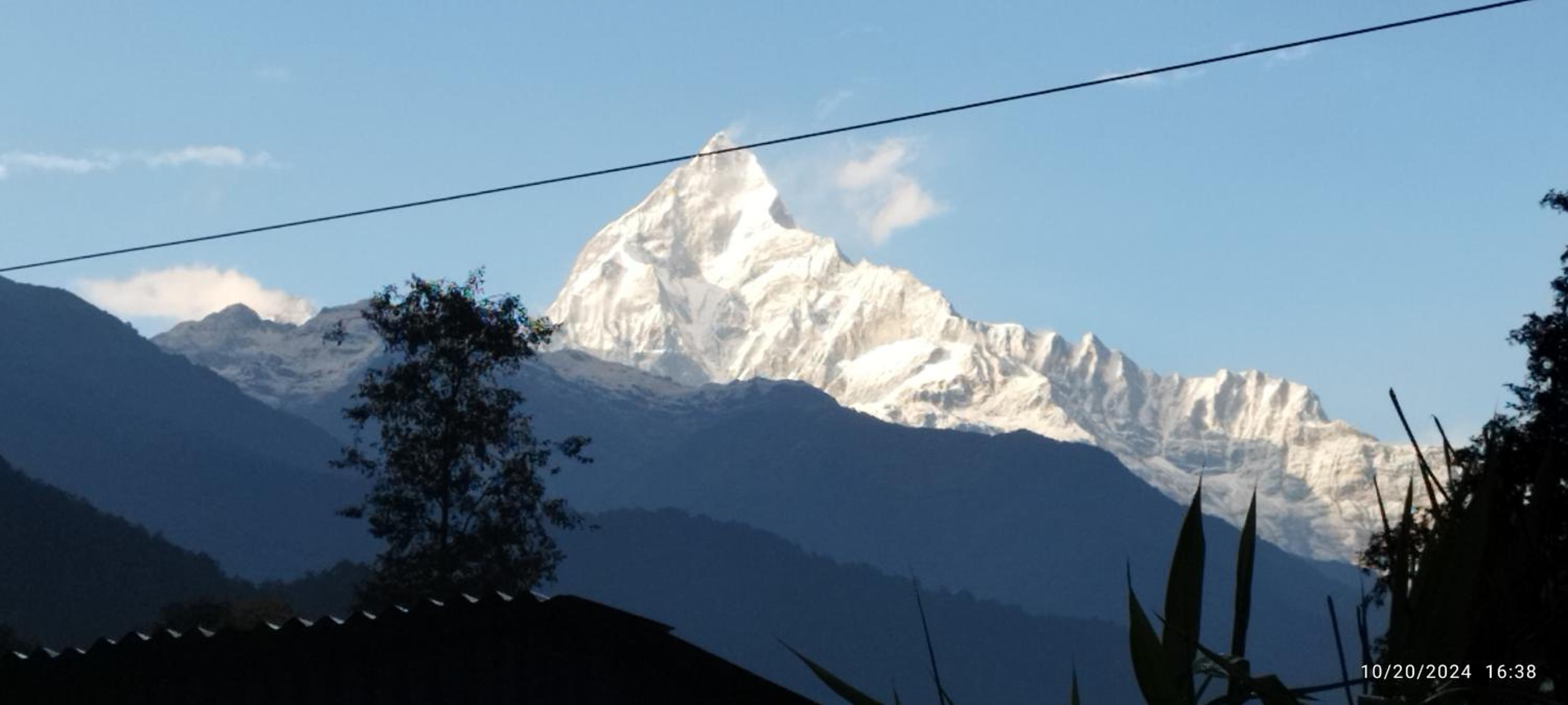 Gurung Ghachok kitchen and lodge view 2