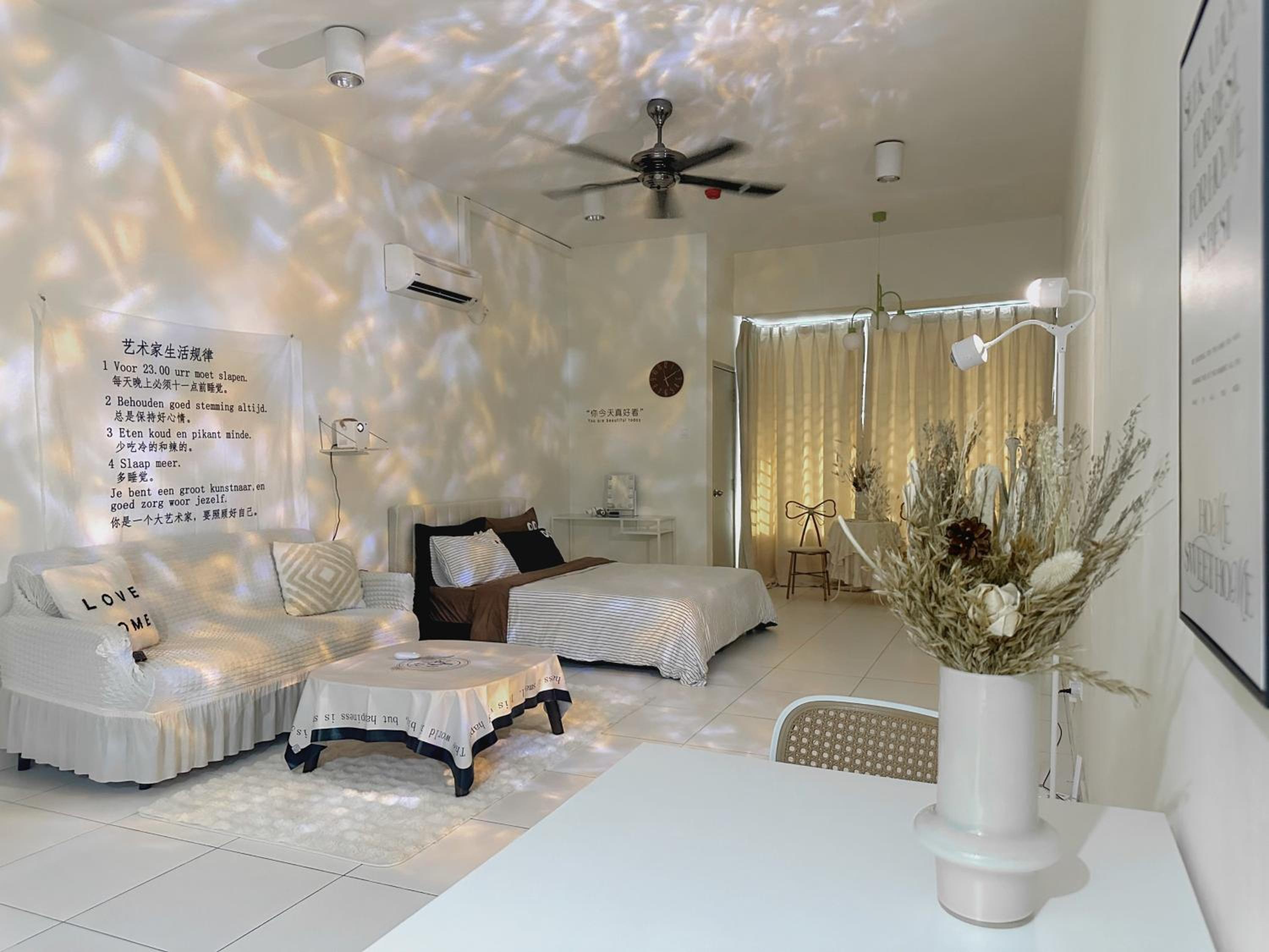 Studio at AkademikSuite JB Mount Austin with WiFi Projector Pool