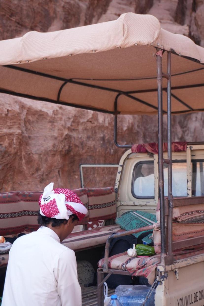 Bedouin cave wadi rum campsite view 5