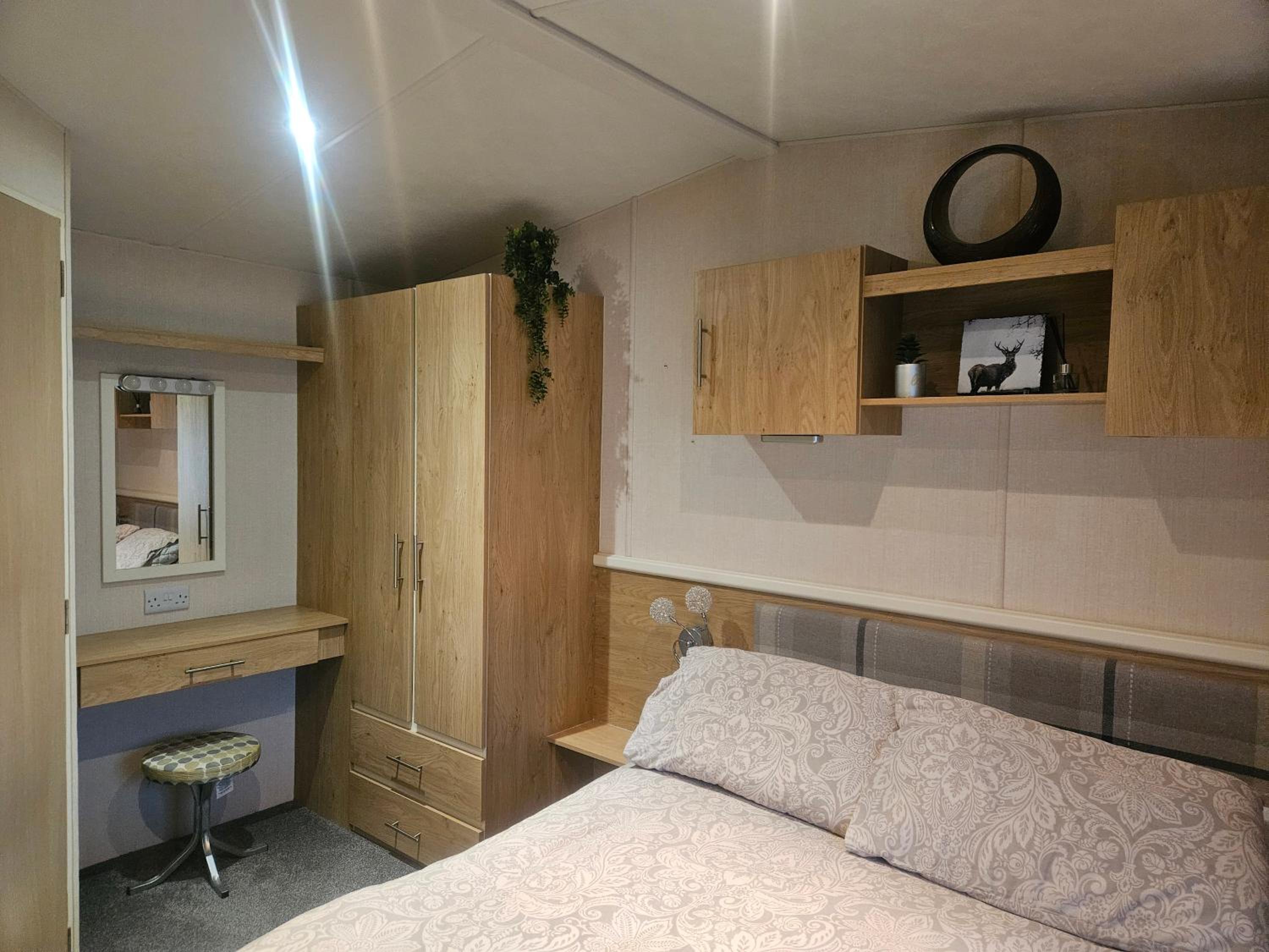 Heathers static caravan view 2