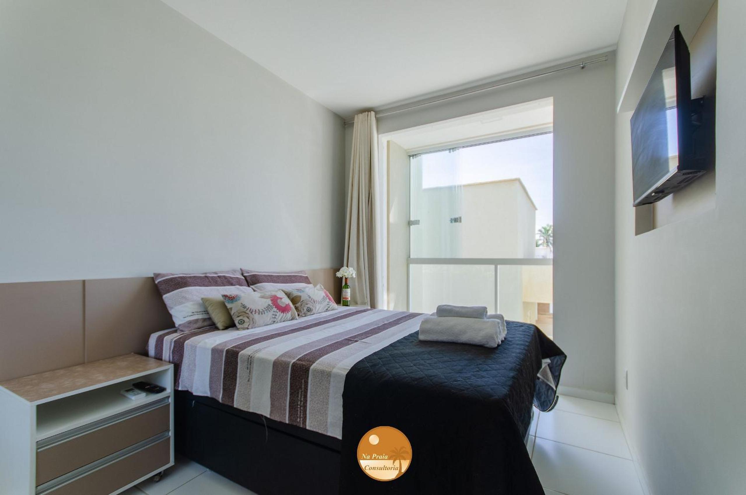 Residencial Ilha de Santorini, 100 m da Praia, Pico de Surfe, Piscina, Parque infantil, 2 Vagas de Garagem